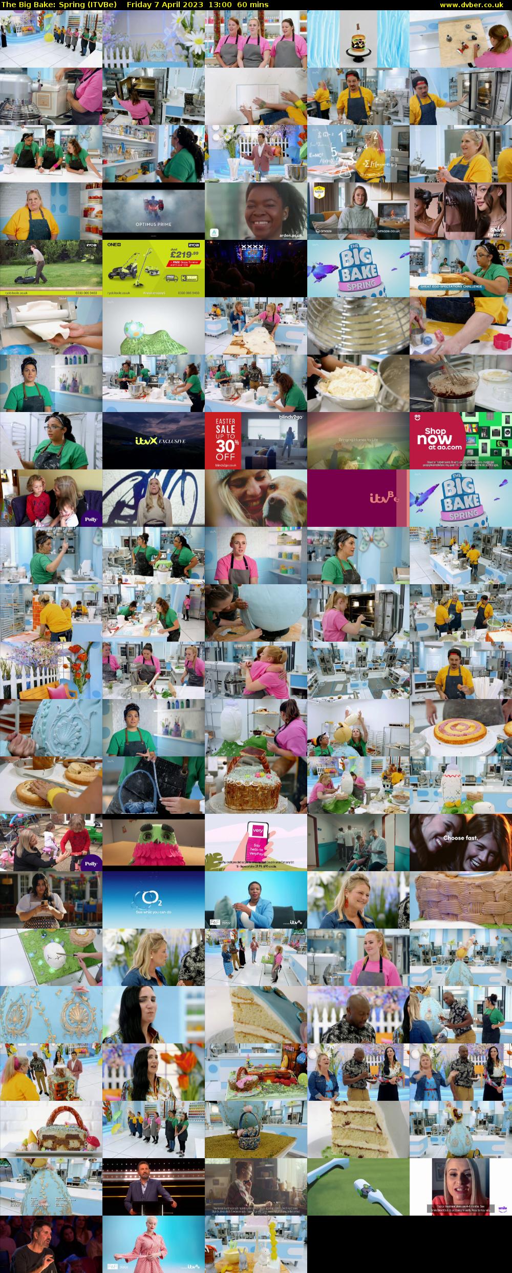 The Big Bake: Spring (ITVBe) Friday 7 April 2023 13:00 - 14:00