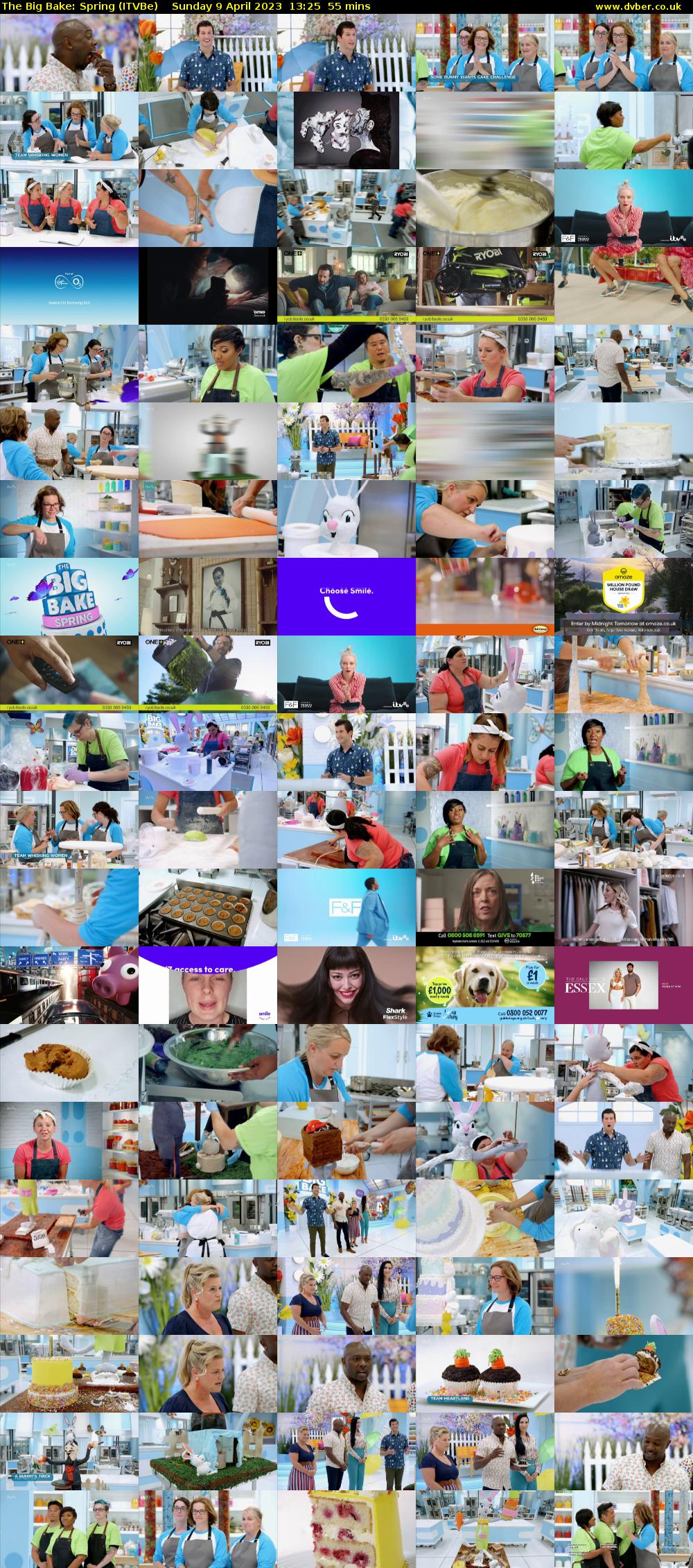 The Big Bake: Spring (ITVBe) Sunday 9 April 2023 13:25 - 14:20
