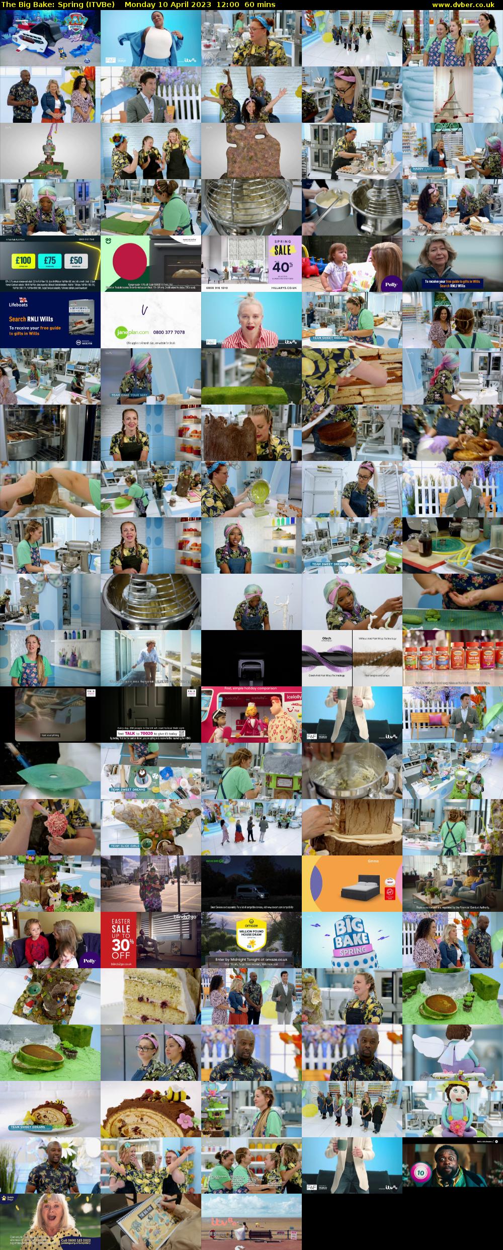 The Big Bake: Spring (ITVBe) Monday 10 April 2023 12:00 - 13:00