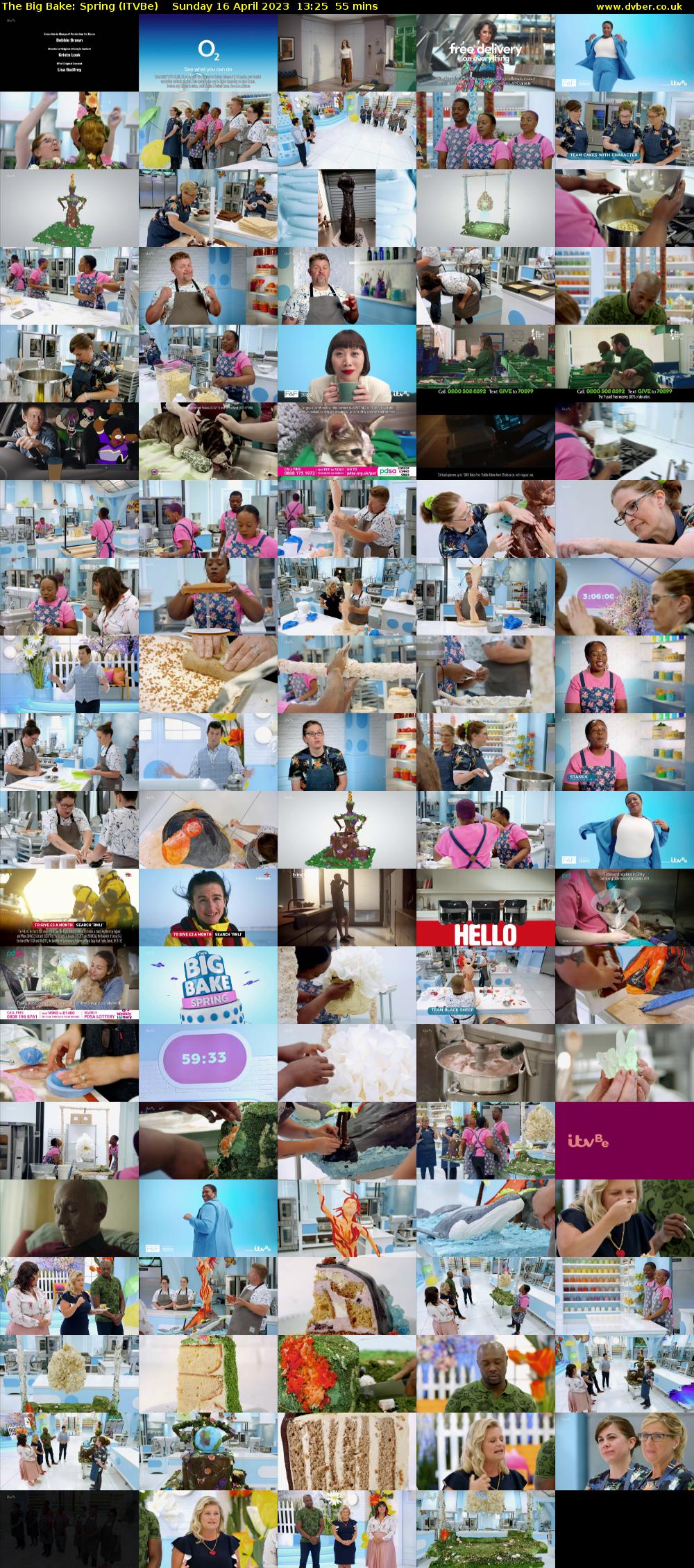 The Big Bake: Spring (ITVBe) Sunday 16 April 2023 13:25 - 14:20