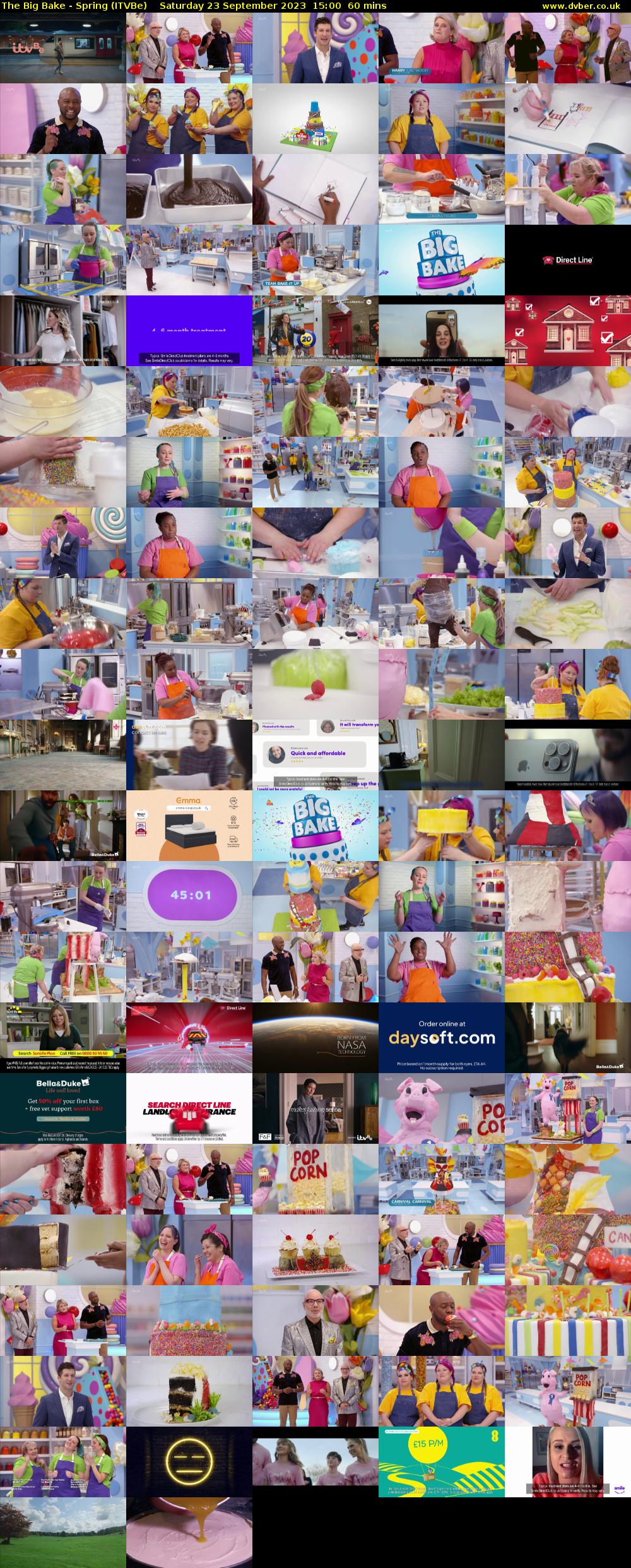 The Big Bake - Spring (ITVBe) Saturday 23 September 2023 15:00 - 16:00