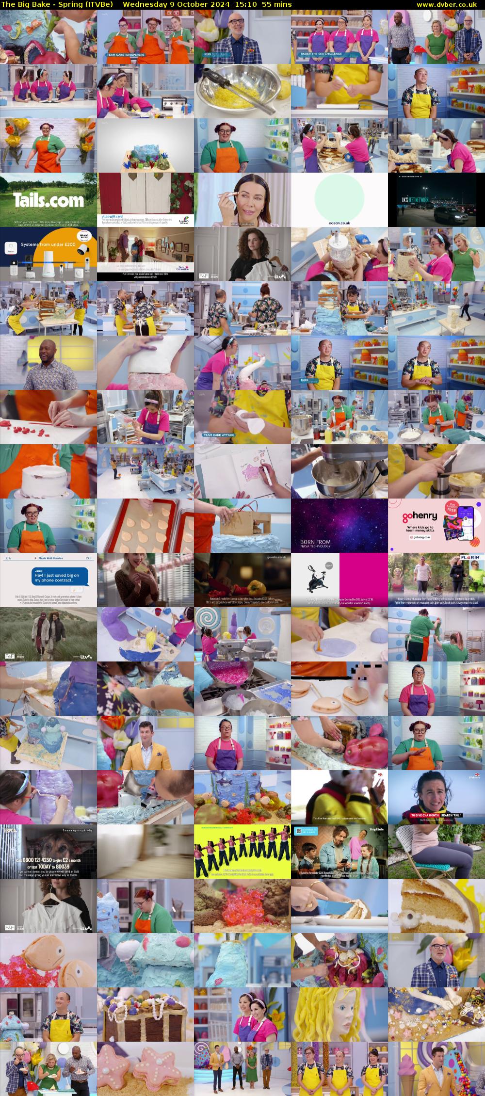 The Big Bake - Spring (ITVBe) Wednesday 9 October 2024 15:10 - 16:05