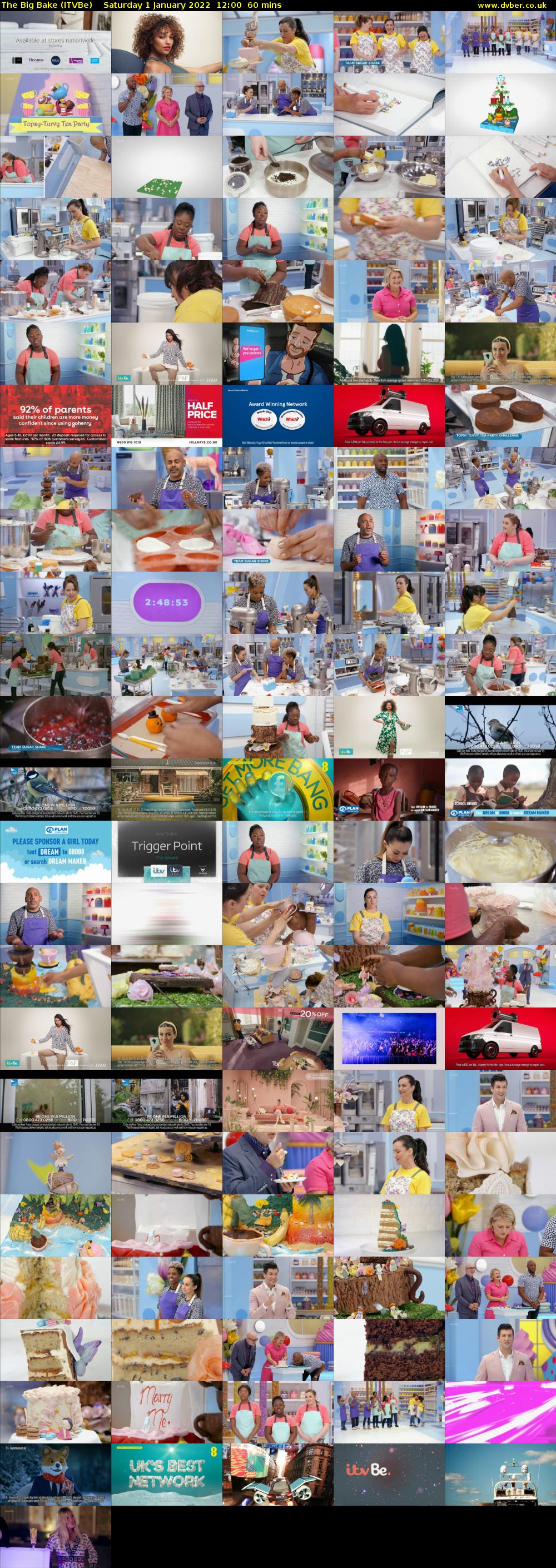 The Big Bake (ITVBe) Saturday 1 January 2022 12:00 - 13:00