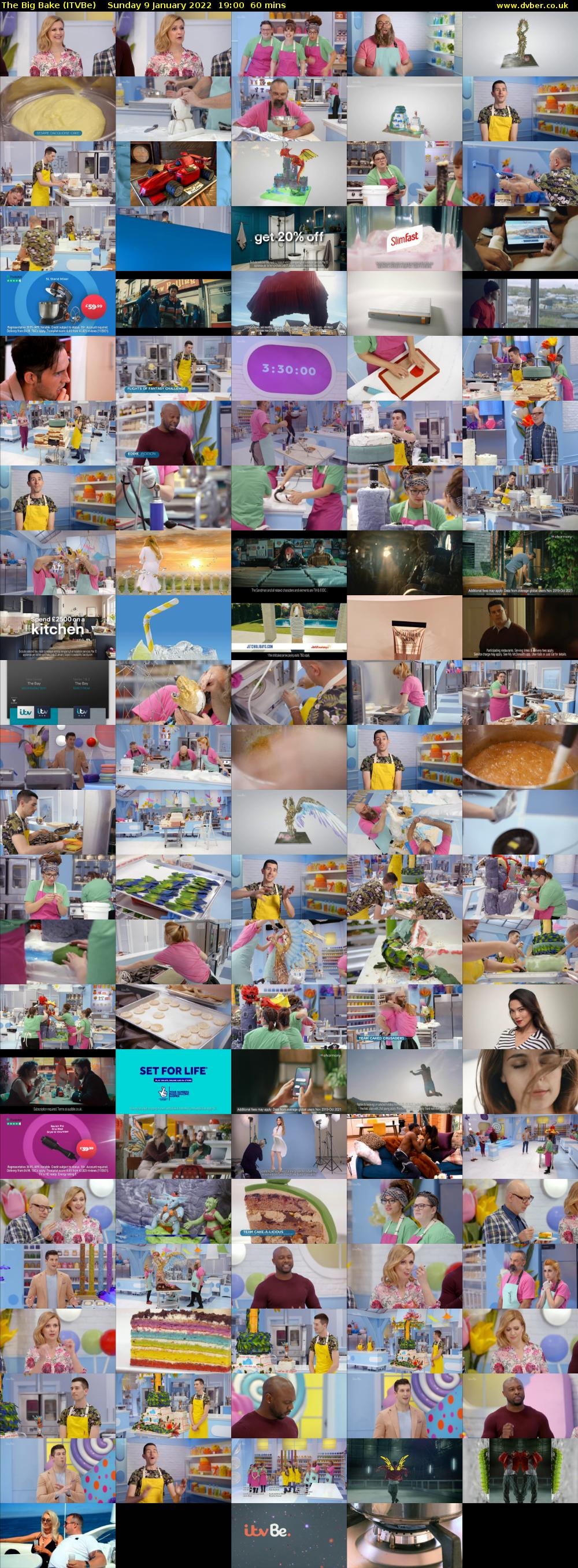 The Big Bake (ITVBe) Sunday 9 January 2022 19:00 - 20:00