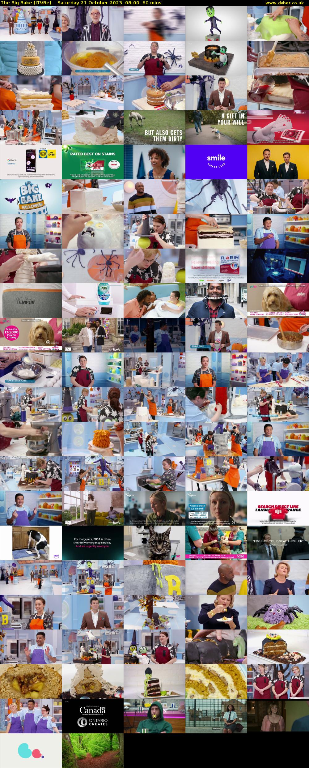 The Big Bake (ITVBe) Saturday 21 October 2023 08:00 - 09:00