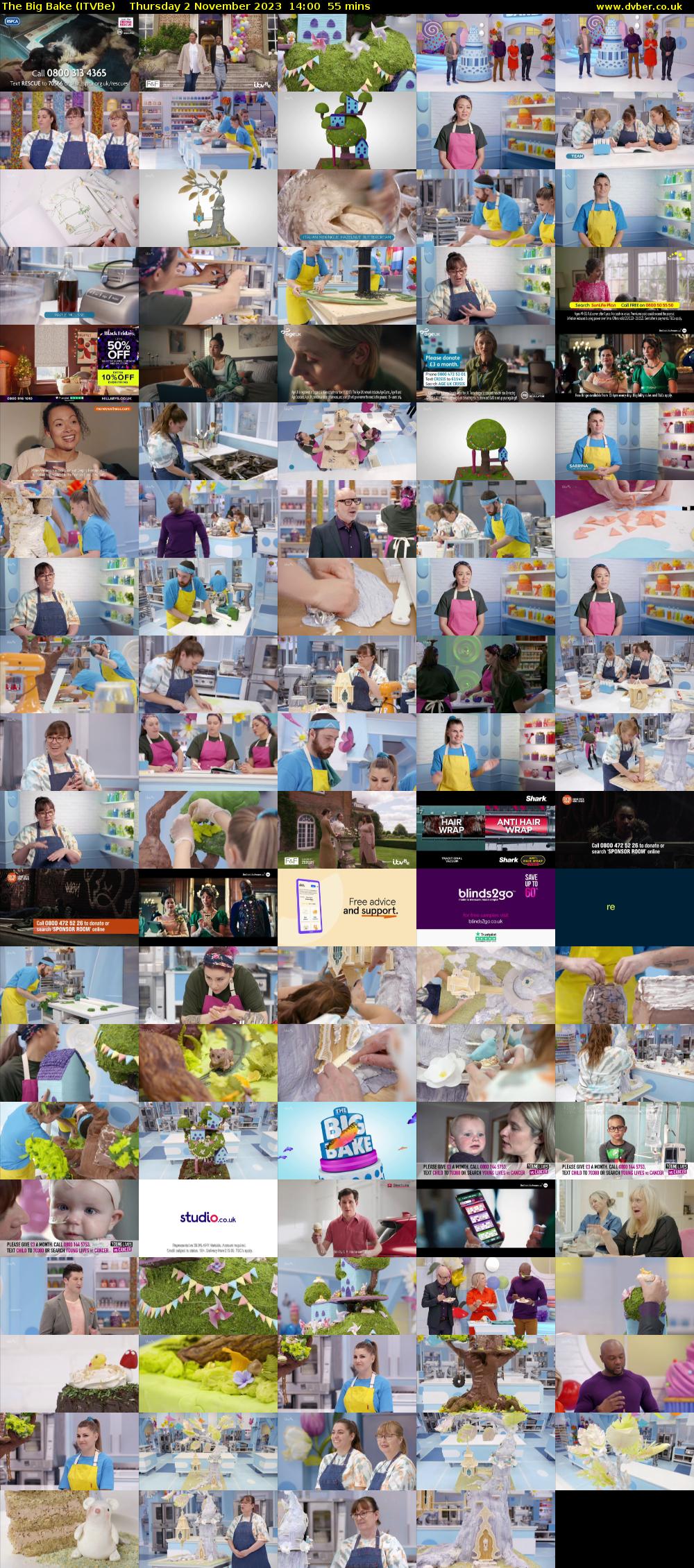 The Big Bake (ITVBe) Thursday 2 November 2023 14:00 - 14:55