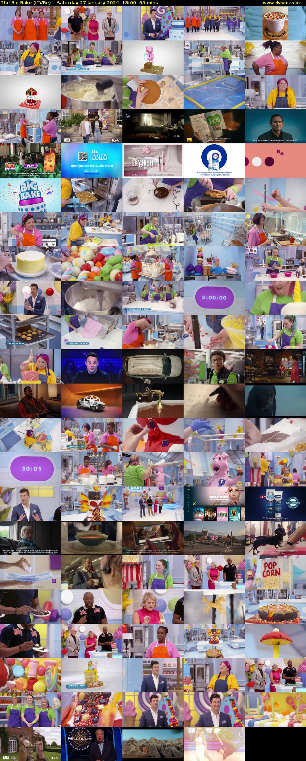 The Big Bake (ITVBe) Saturday 27 January 2024 18:00 - 19:00