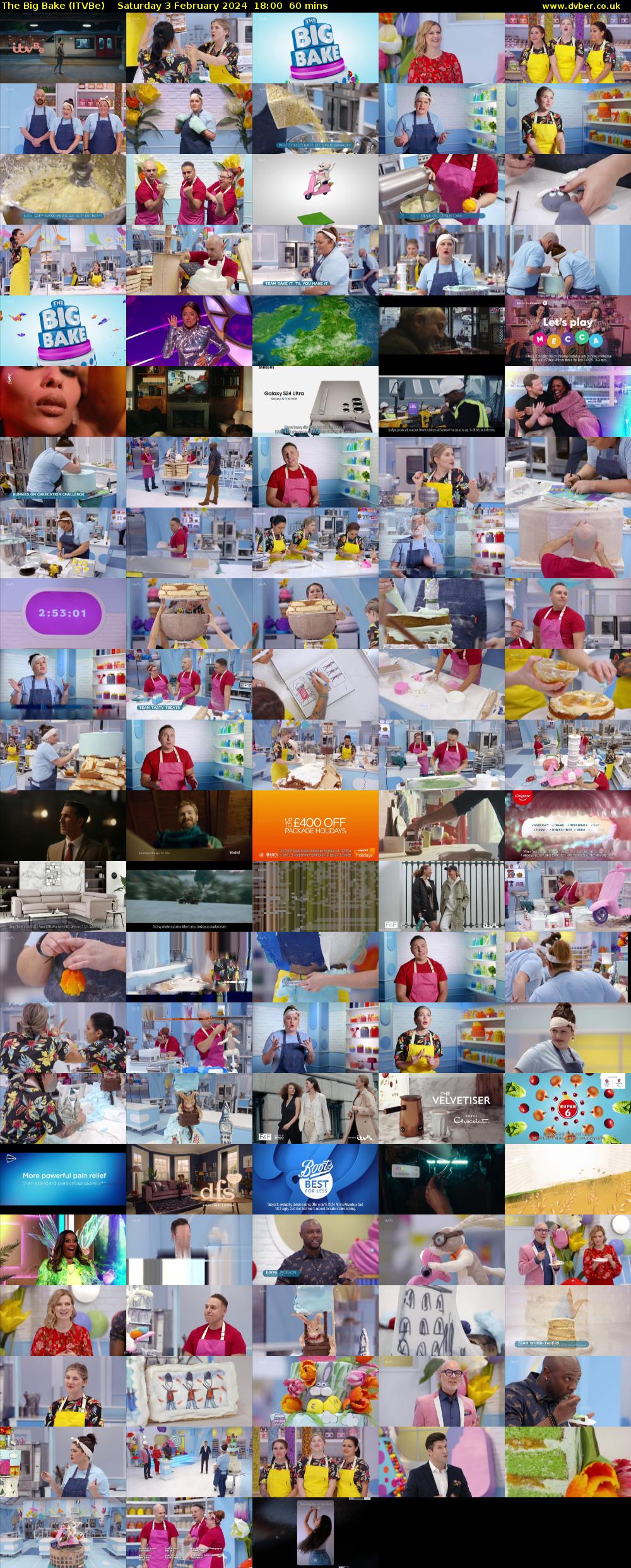The Big Bake (ITVBe) Saturday 3 February 2024 18:00 - 19:00