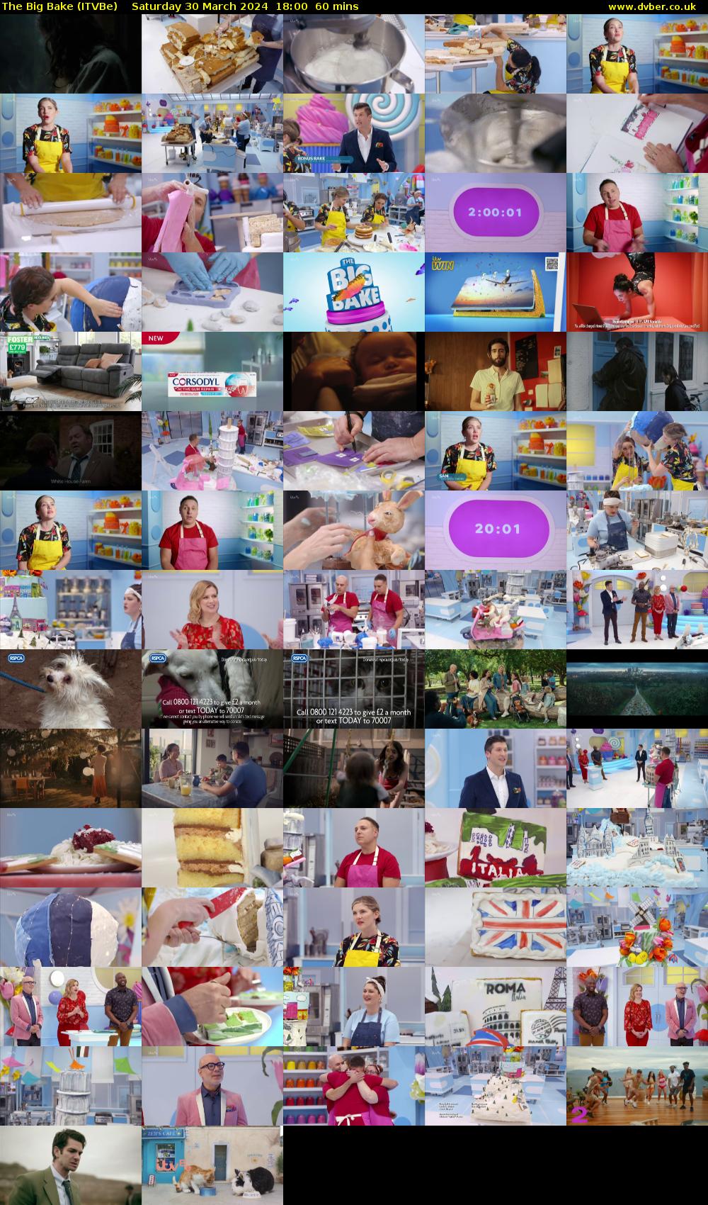The Big Bake (ITVBe) Saturday 30 March 2024 18:00 - 19:00