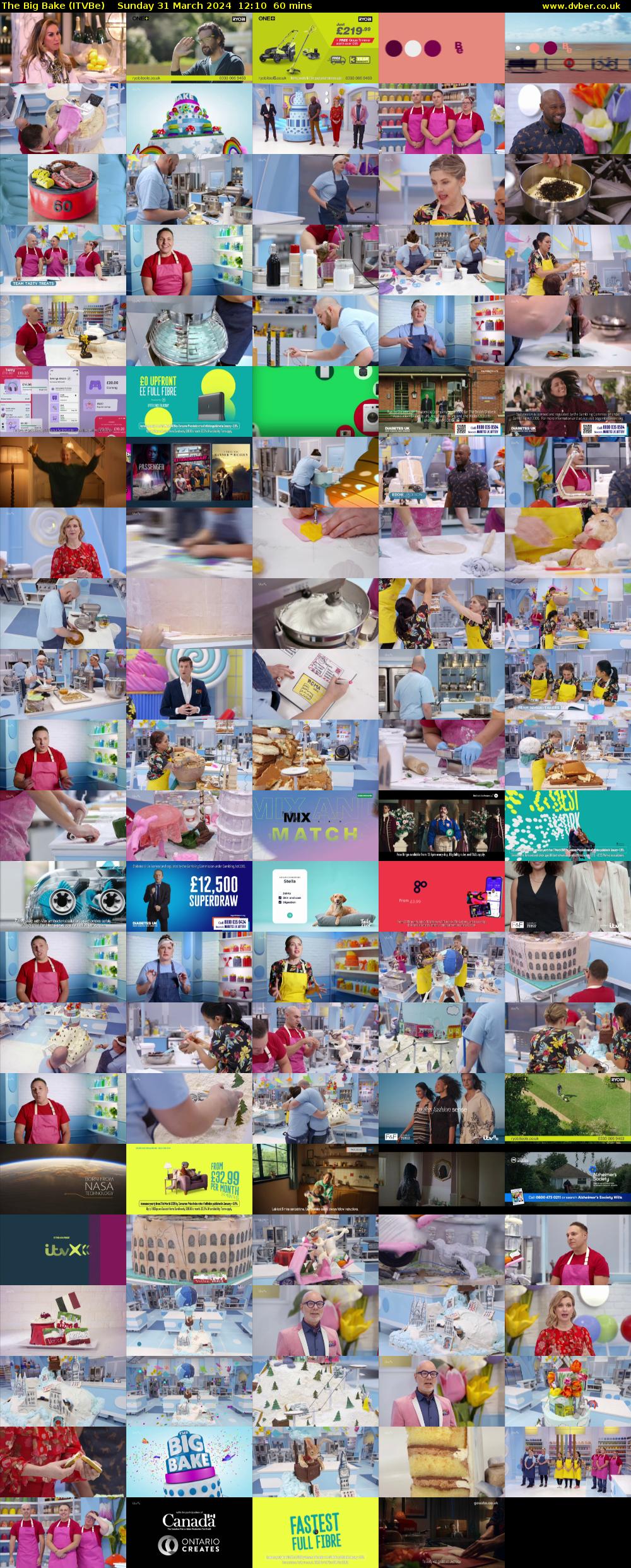 The Big Bake (ITVBe) Sunday 31 March 2024 12:10 - 13:10