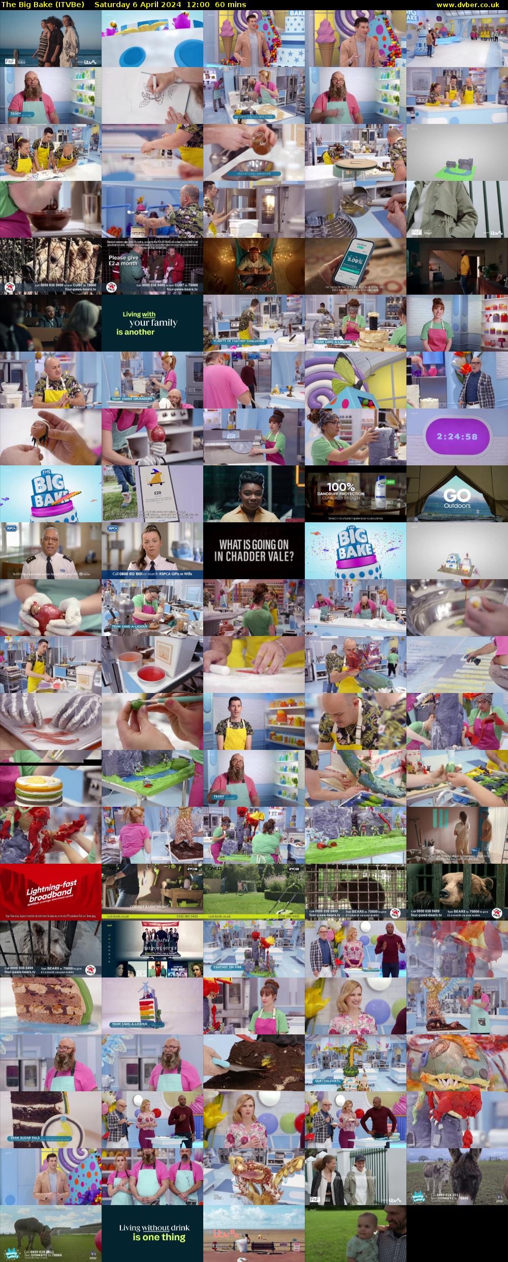The Big Bake (ITVBe) Saturday 6 April 2024 12:00 - 13:00