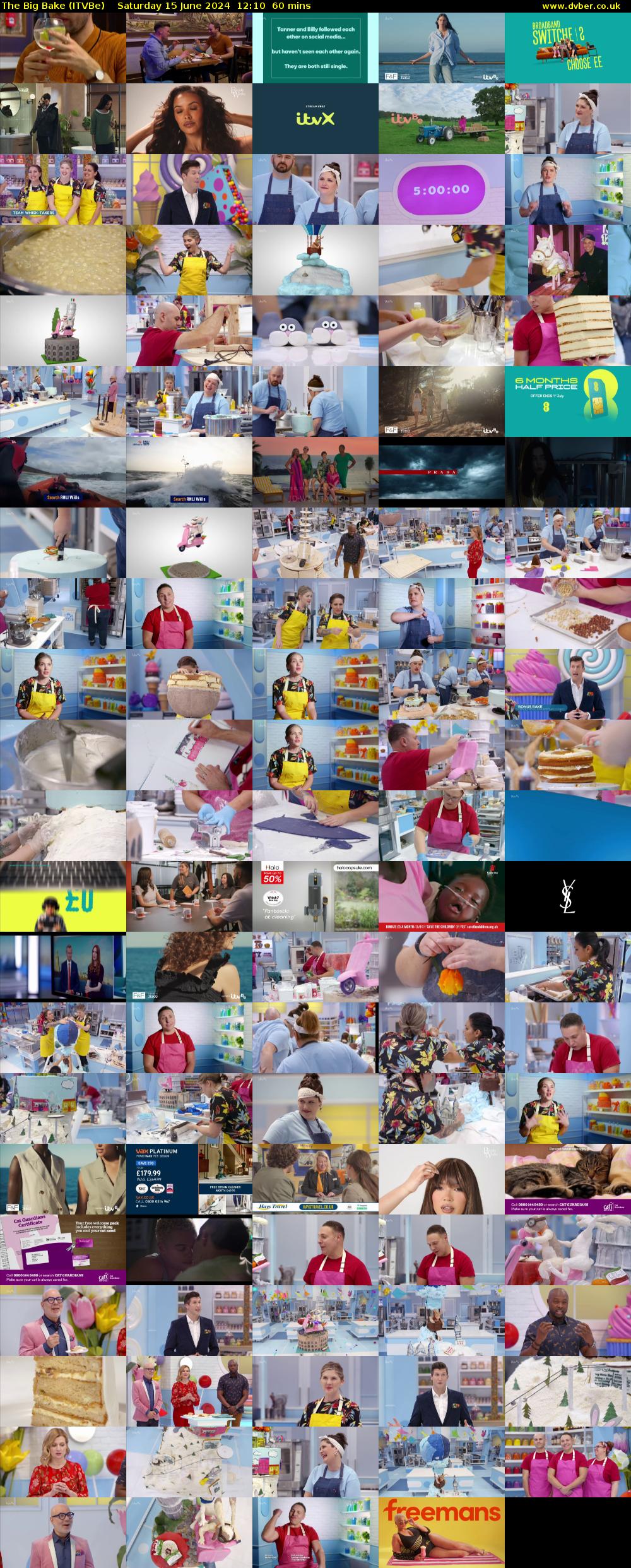 The Big Bake (ITVBe) Saturday 15 June 2024 12:10 - 13:10