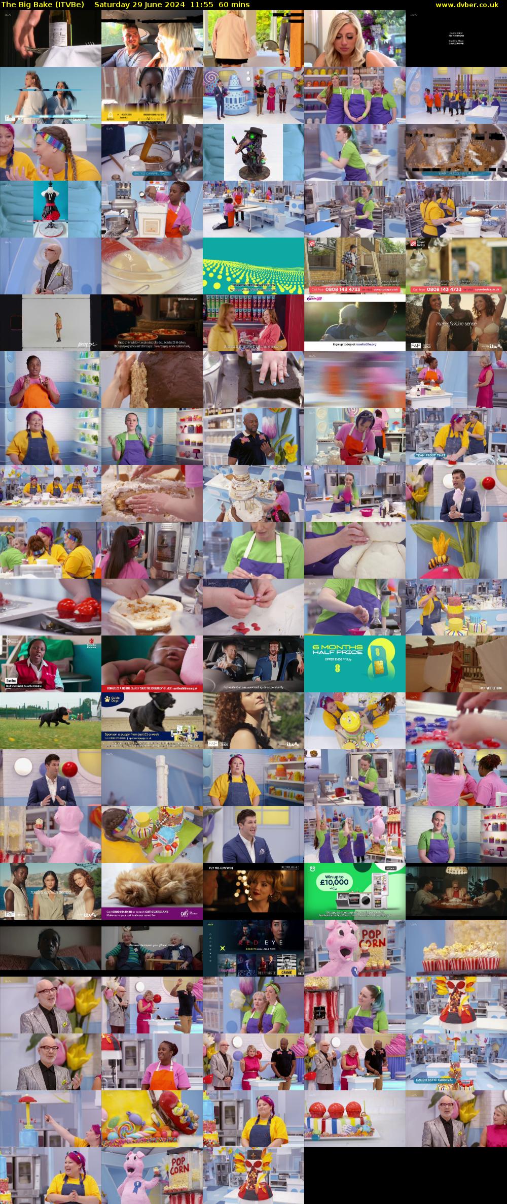 The Big Bake (ITVBe) Saturday 29 June 2024 11:55 - 12:55