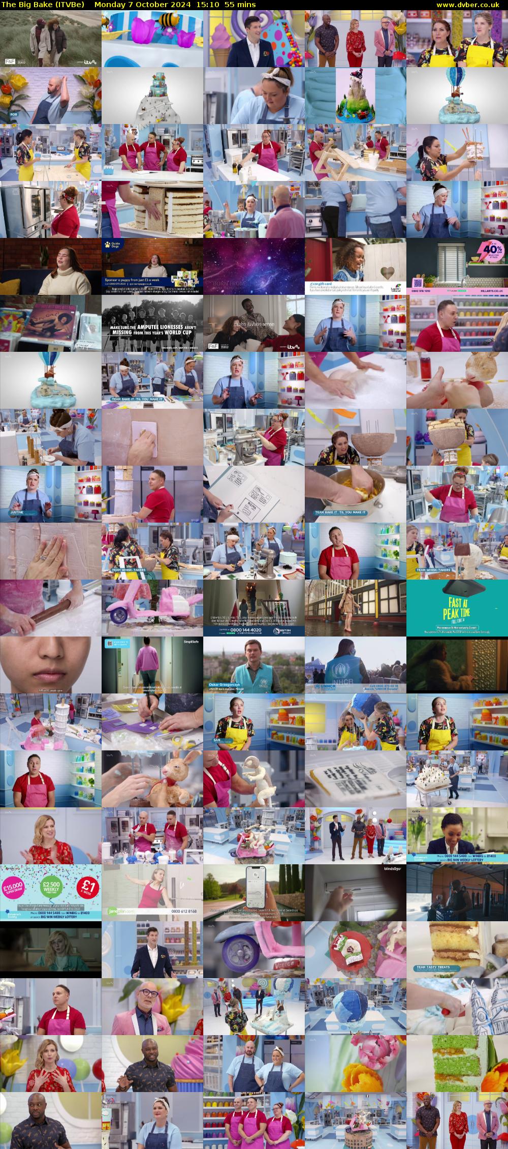 The Big Bake (ITVBe) Monday 7 October 2024 15:10 - 16:05