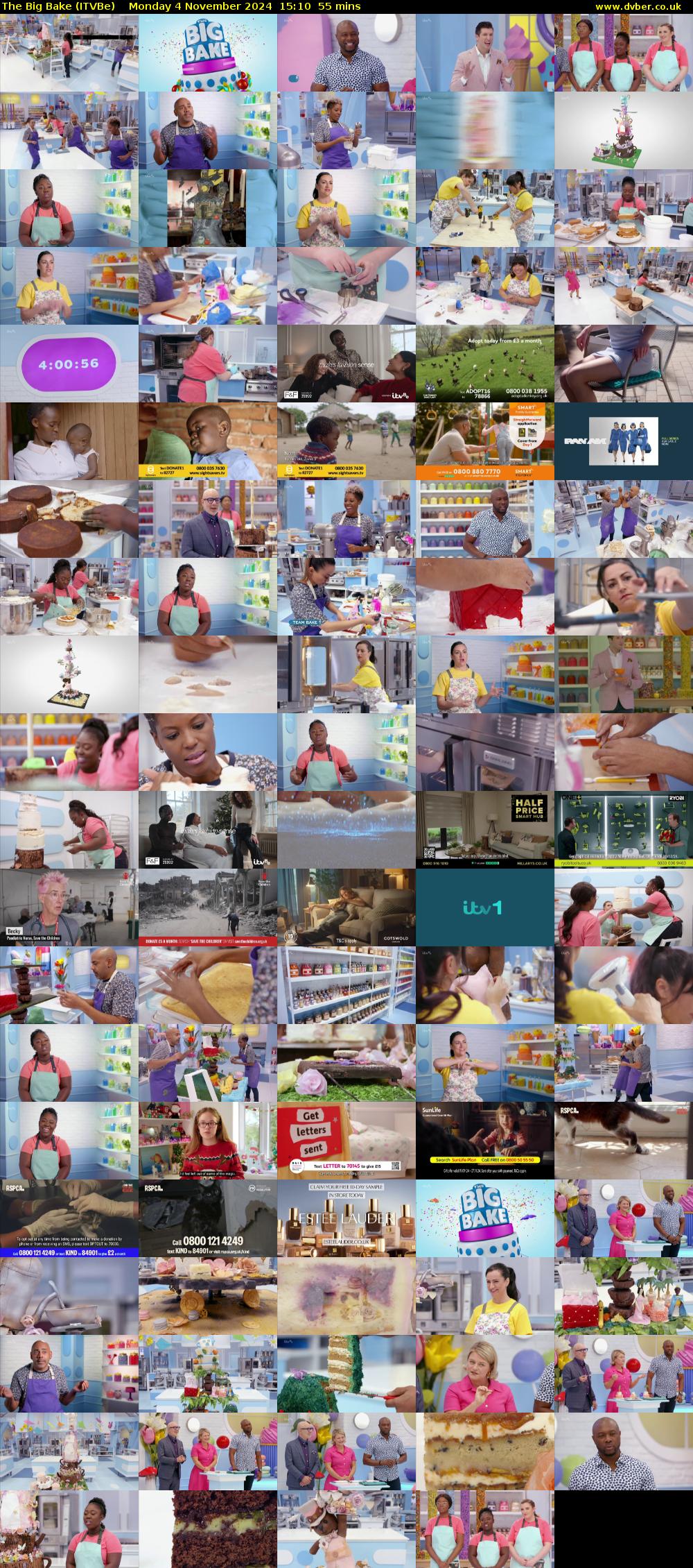 The Big Bake (ITVBe) Monday 4 November 2024 15:10 - 16:05