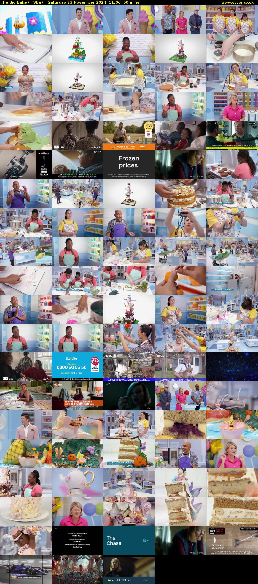 The Big Bake (ITVBe) Saturday 23 November 2024 11:00 - 12:00