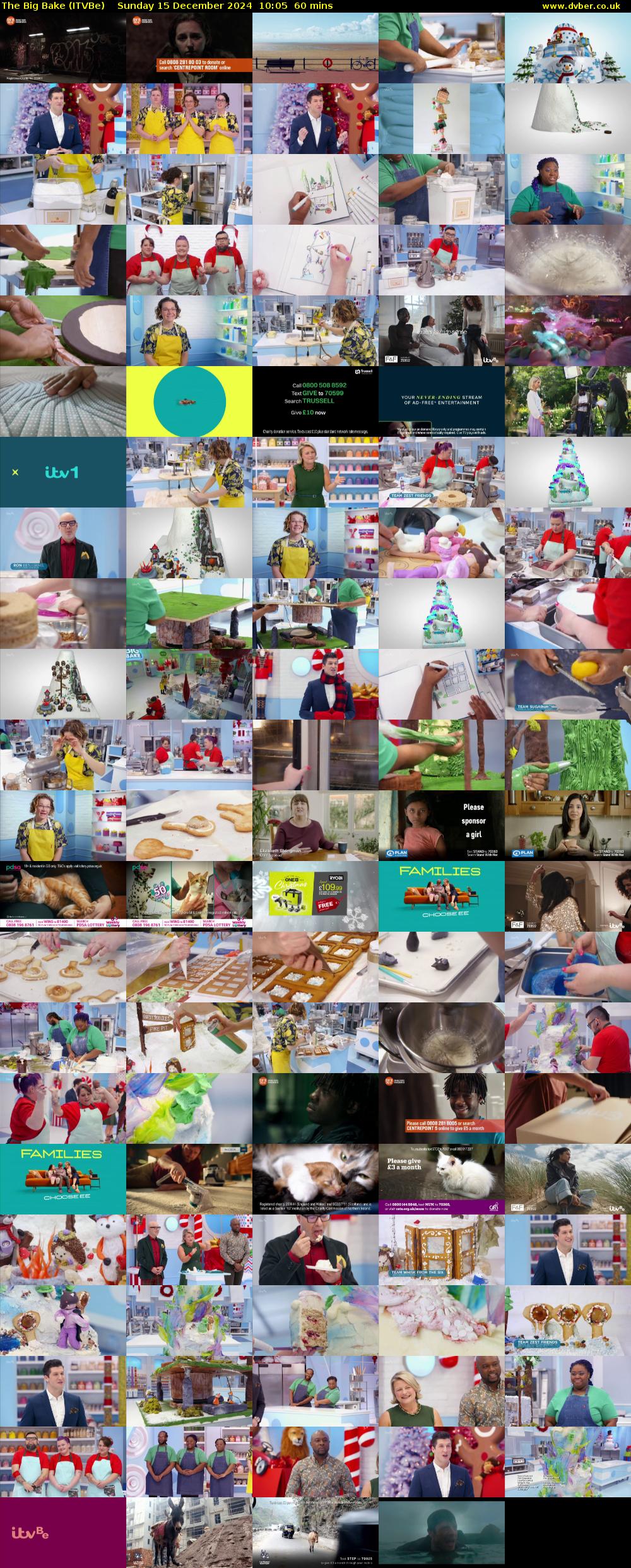 The Big Bake (ITVBe) Sunday 15 December 2024 10:05 - 11:05