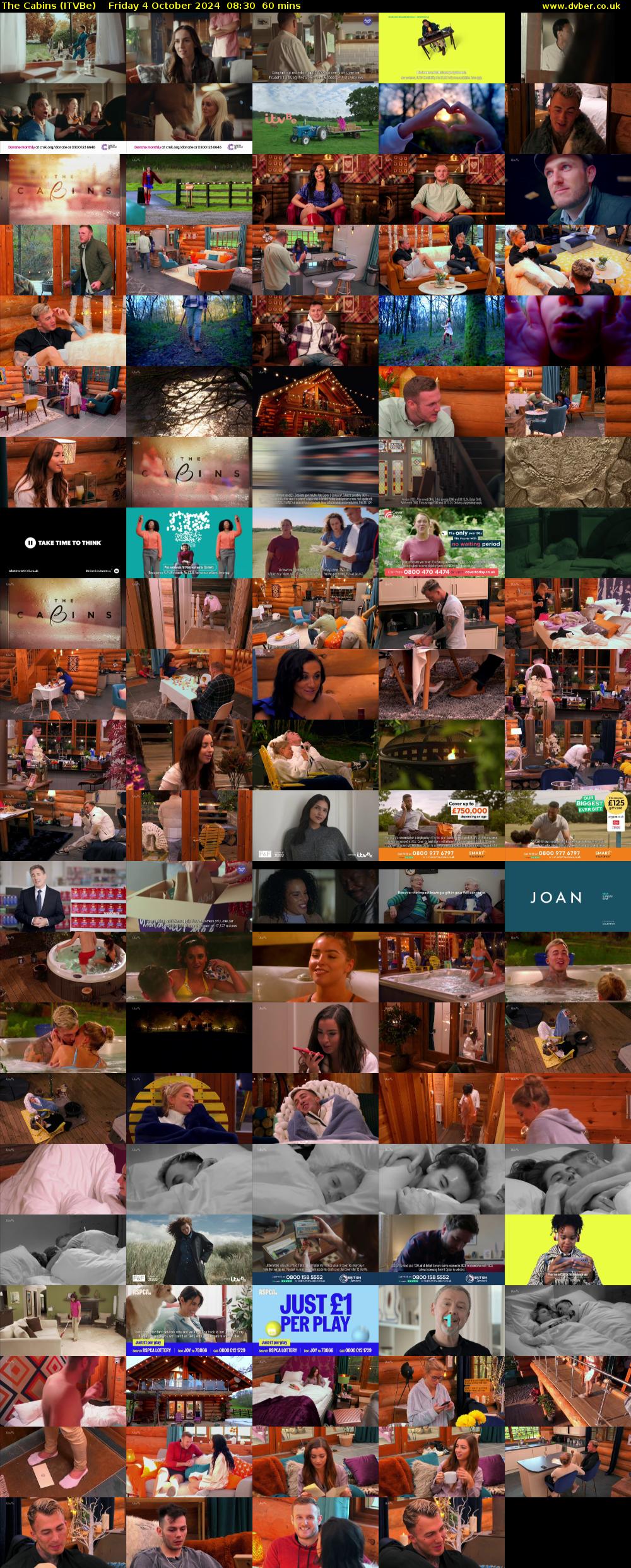 The Cabins (ITVBe) Friday 4 October 2024 08:30 - 09:30