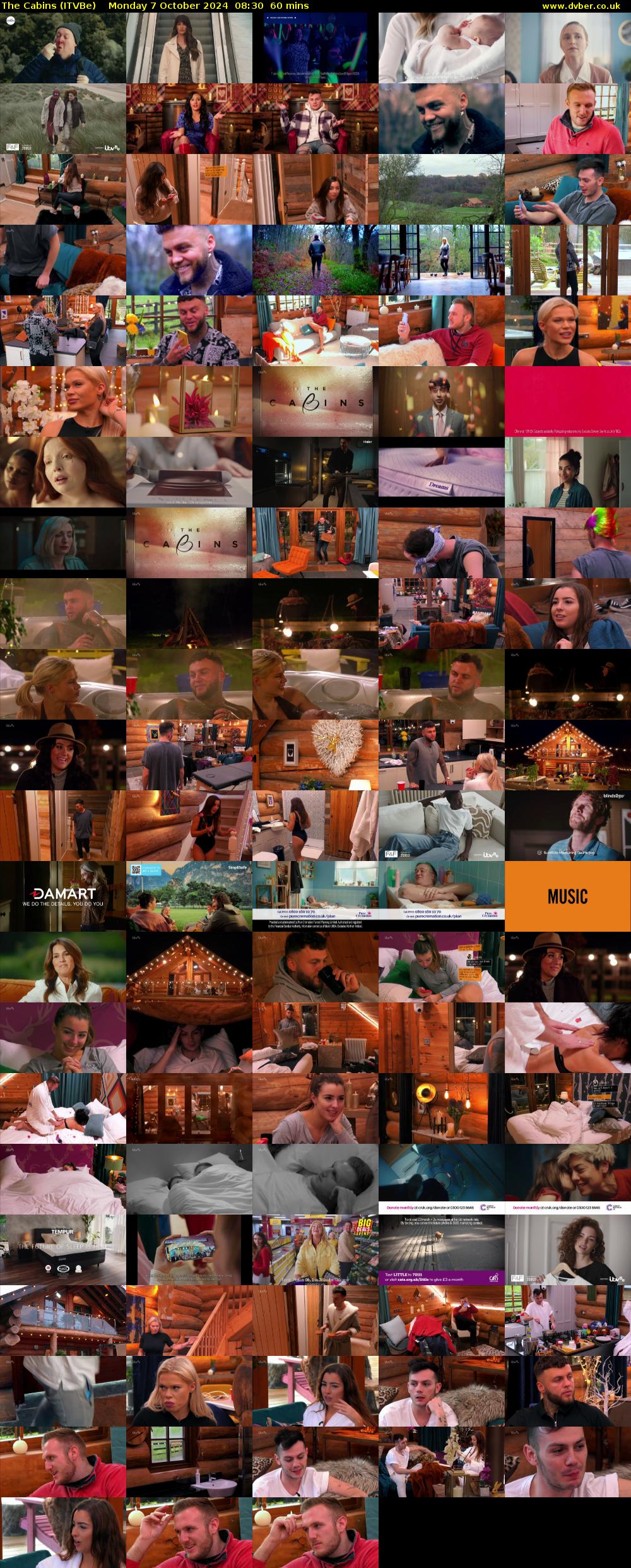 The Cabins (ITVBe) Monday 7 October 2024 08:30 - 09:30