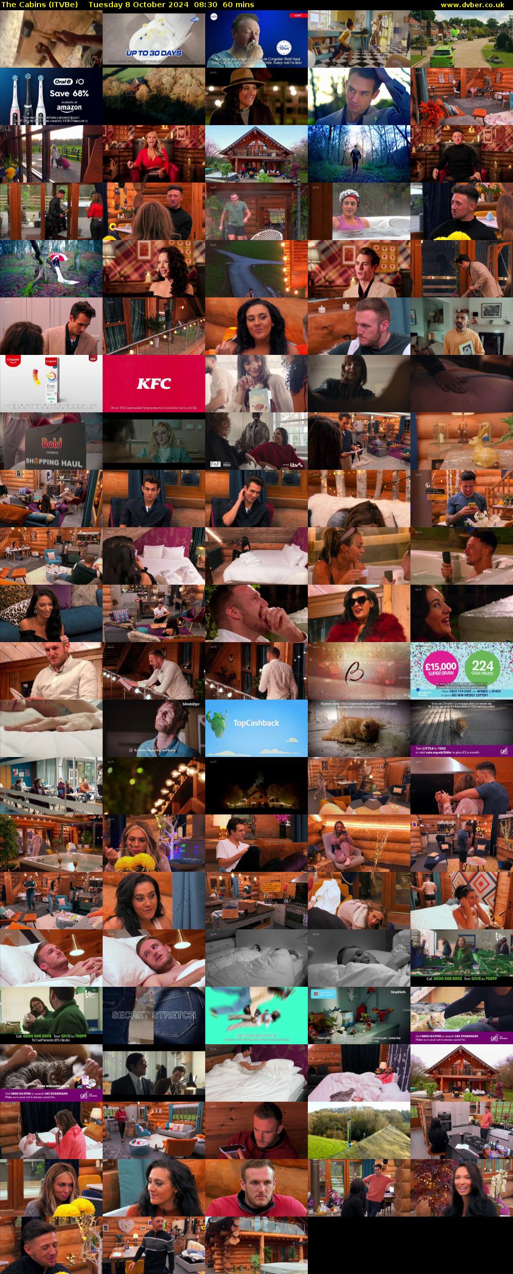 The Cabins (ITVBe) Tuesday 8 October 2024 08:30 - 09:30
