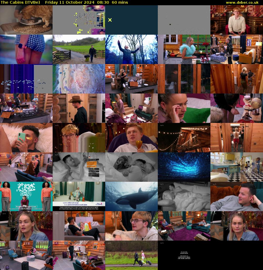 The Cabins (ITVBe) Friday 11 October 2024 08:30 - 09:30