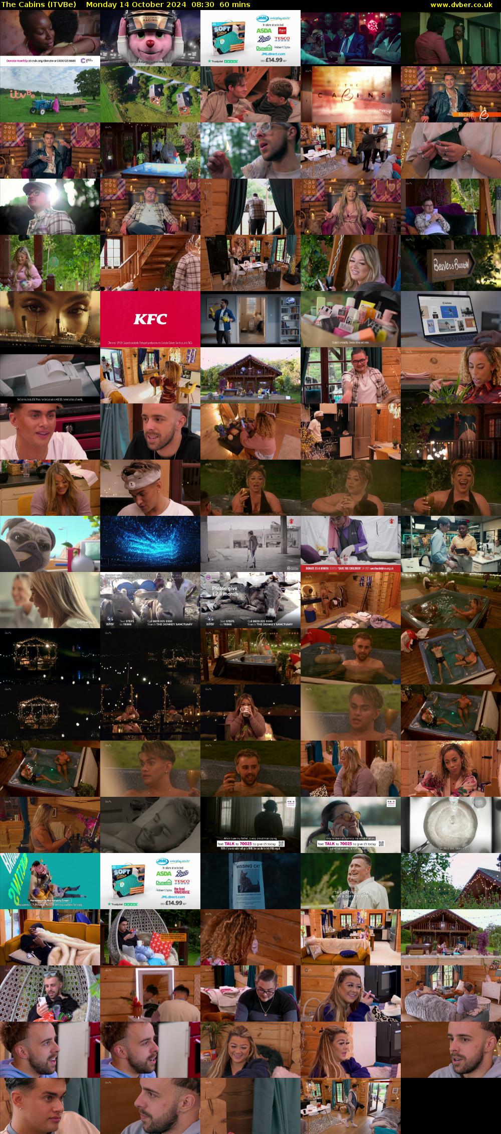 The Cabins (ITVBe) Monday 14 October 2024 08:30 - 09:30