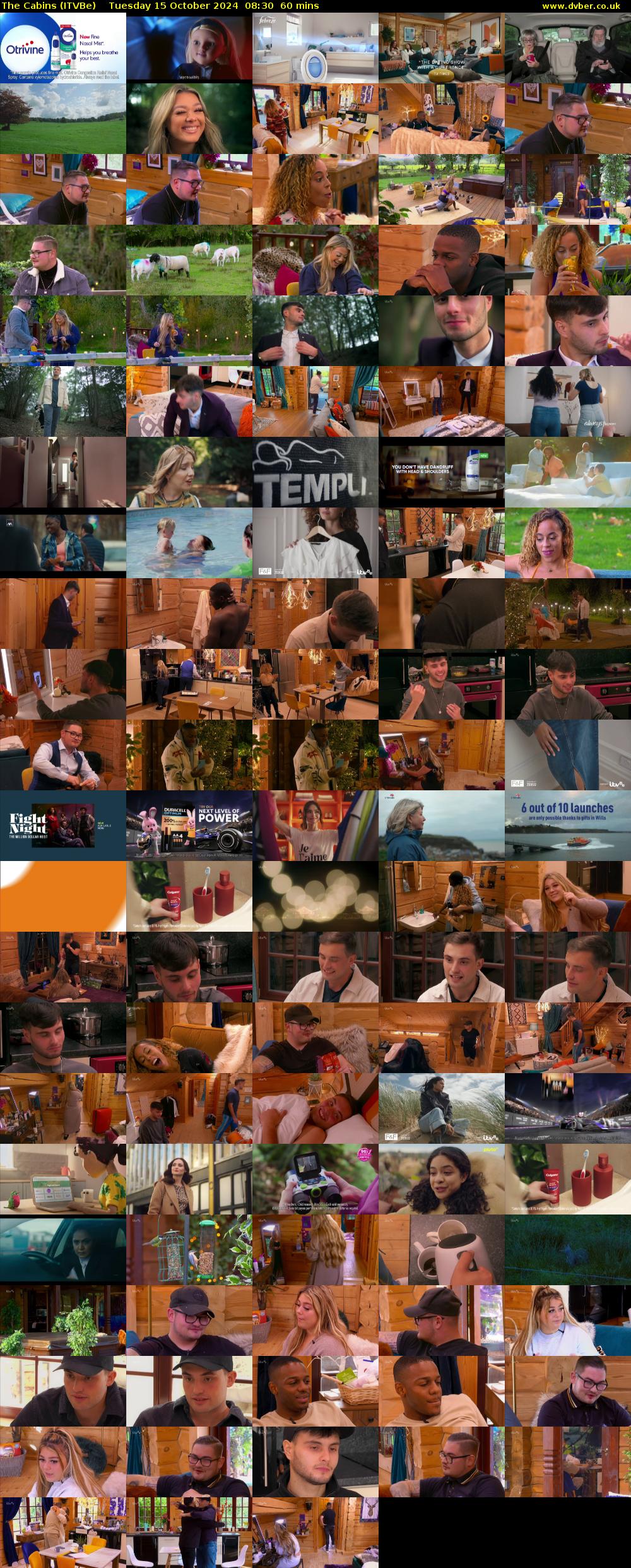 The Cabins (ITVBe) Tuesday 15 October 2024 08:30 - 09:30