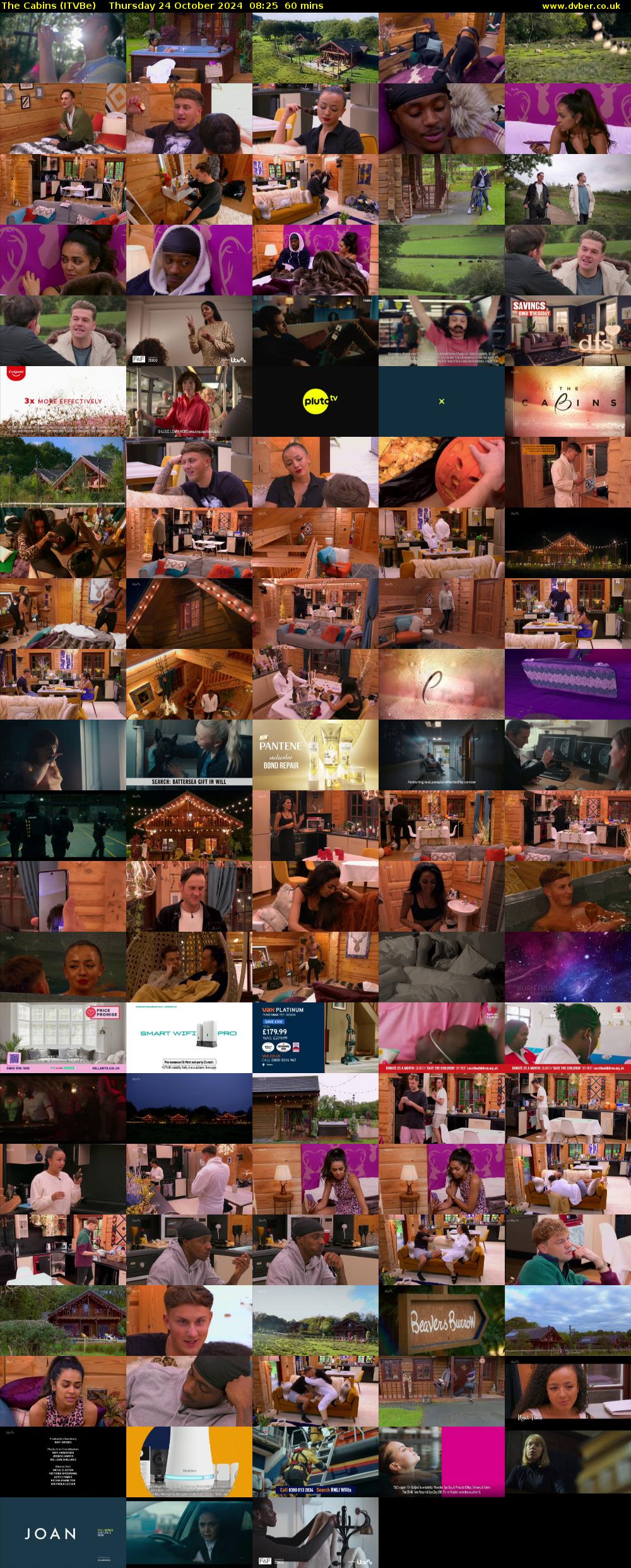 The Cabins (ITVBe) Thursday 24 October 2024 08:25 - 09:25