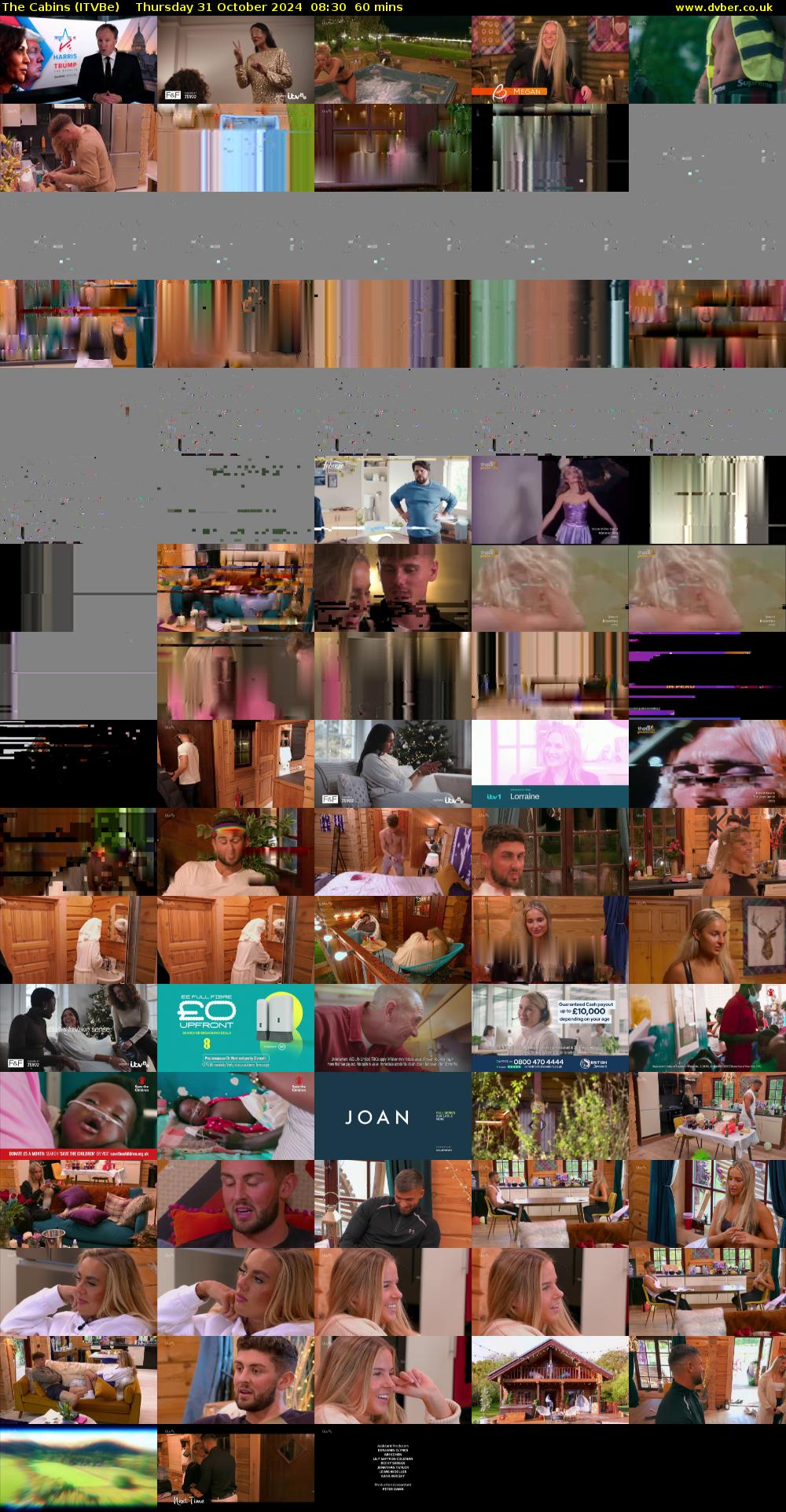 The Cabins (ITVBe) Thursday 31 October 2024 08:30 - 09:30