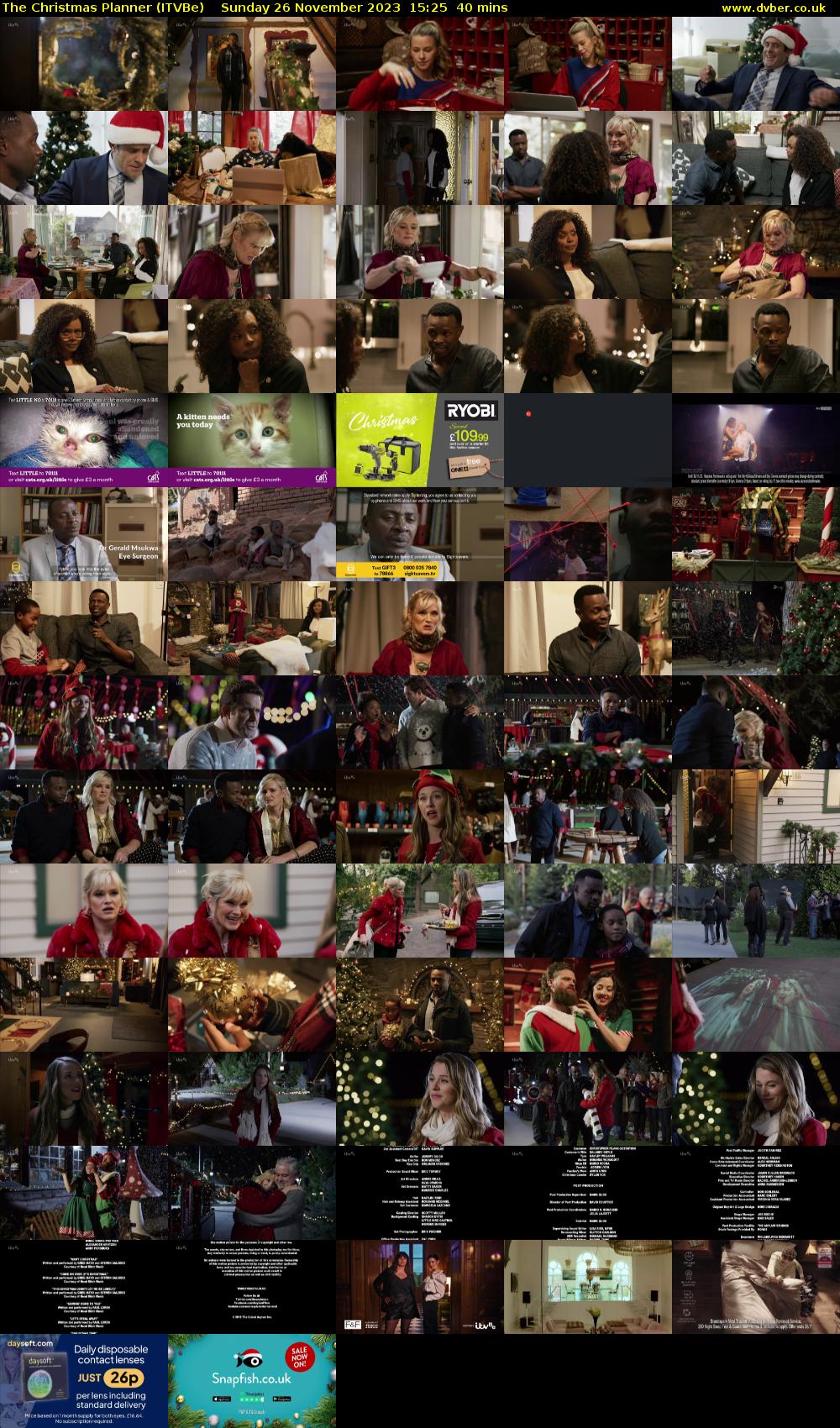 The Christmas Planner (ITVBe) Sunday 26 November 2023 15:25 - 16:05