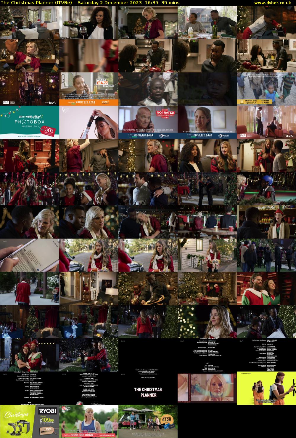 The Christmas Planner (ITVBe) Saturday 2 December 2023 16:35 - 17:10