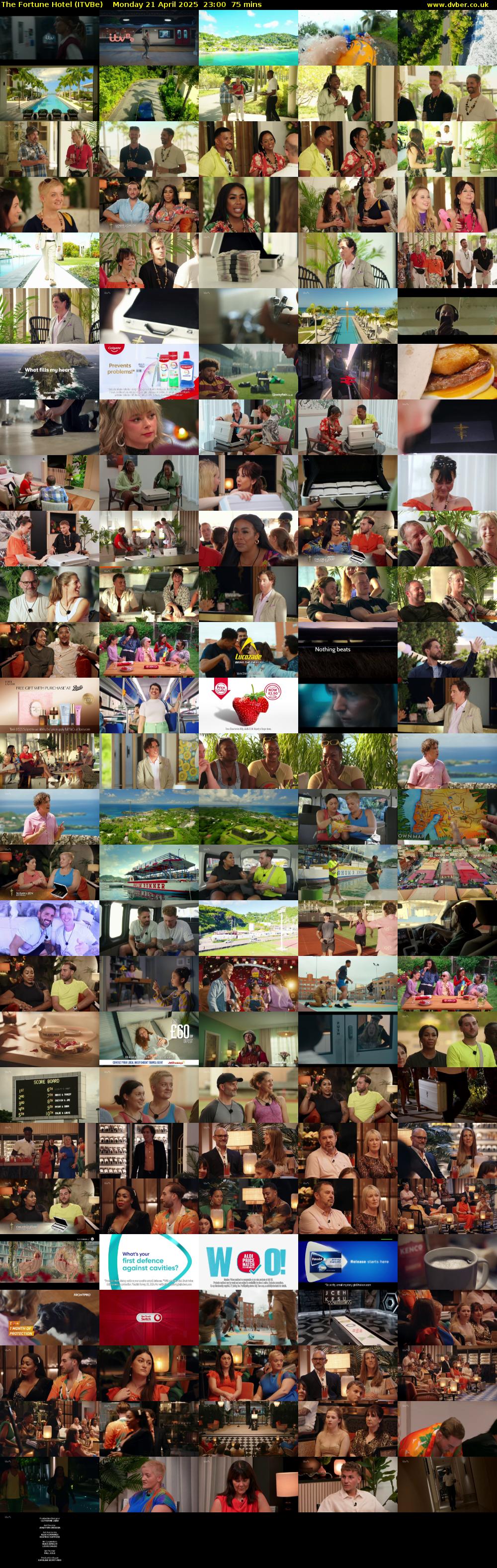 The Fortune Hotel (ITVBe) Monday 21 April 2025 23:00 - 00:15