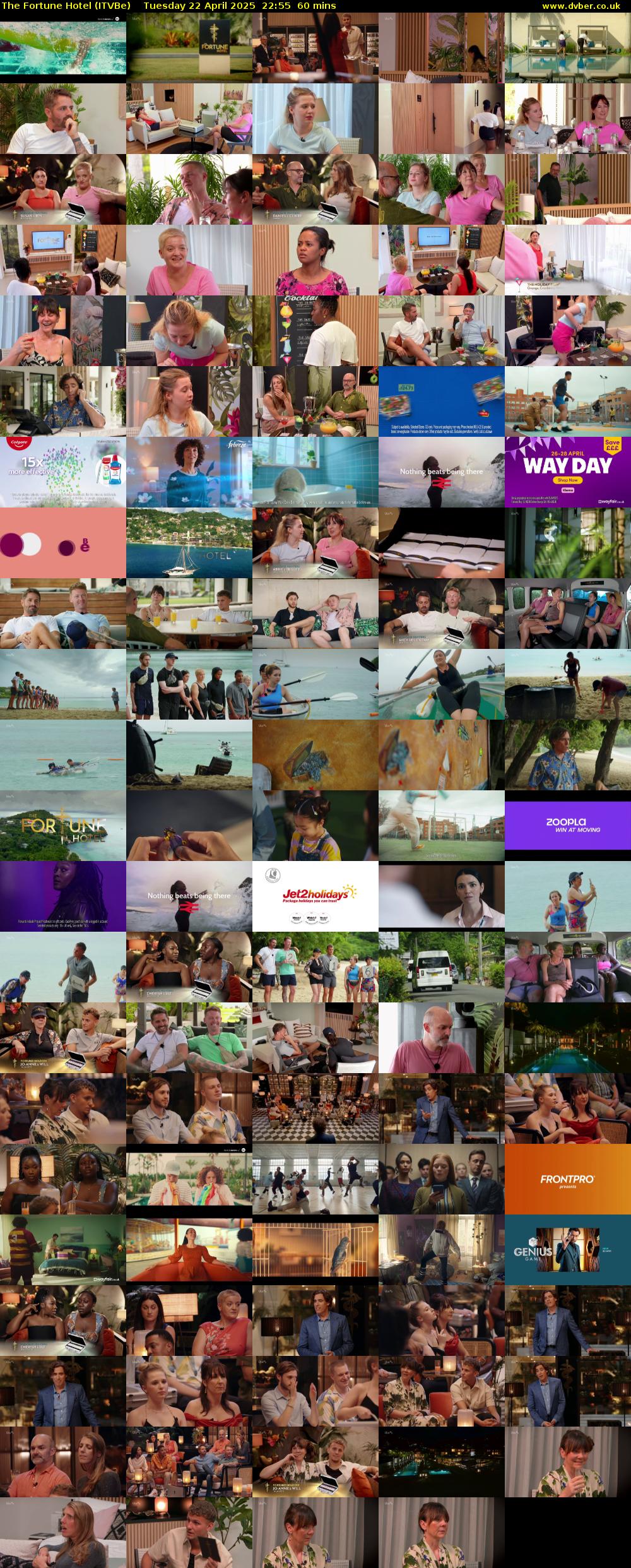 The Fortune Hotel (ITVBe) Tuesday 22 April 2025 22:55 - 23:55