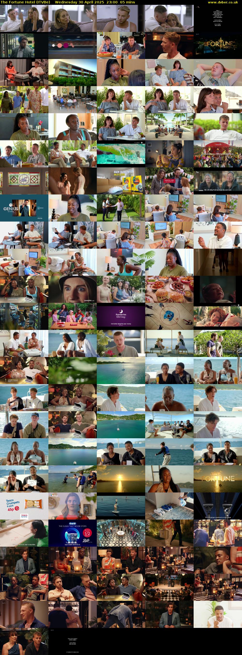 The Fortune Hotel (ITVBe) Wednesday 30 April 2025 23:00 - 00:05