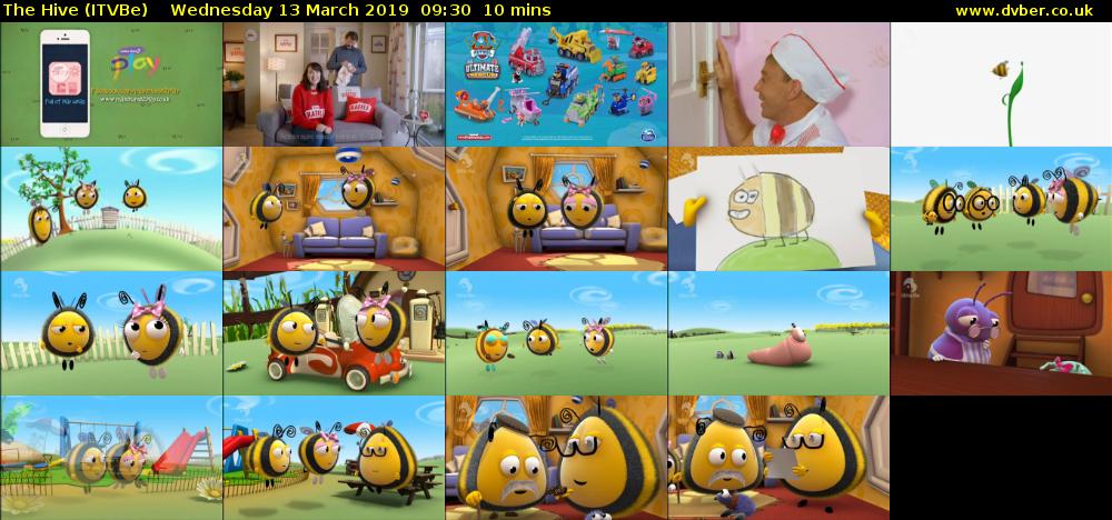 The Hive (ITVBe) Wednesday 13 March 2019 09:30 - 09:40