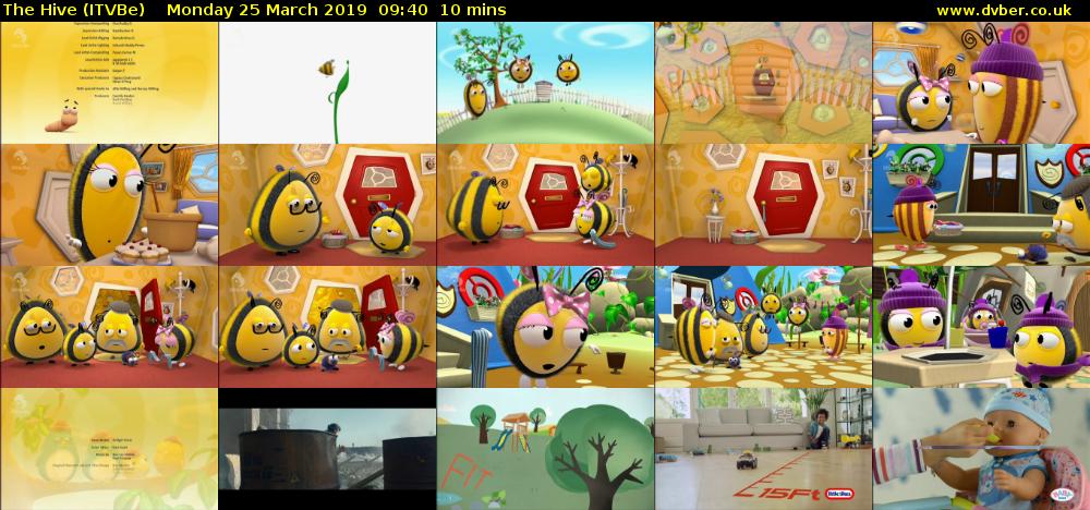 The Hive (ITVBe) Monday 25 March 2019 09:40 - 09:50