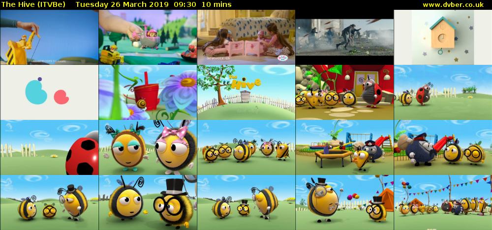 The Hive (ITVBe) Tuesday 26 March 2019 09:30 - 09:40