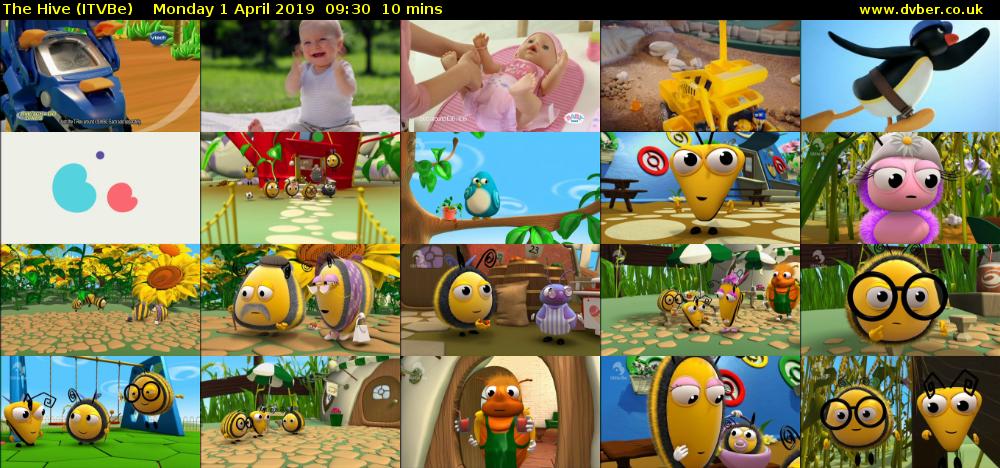The Hive (ITVBe) Monday 1 April 2019 09:30 - 09:40