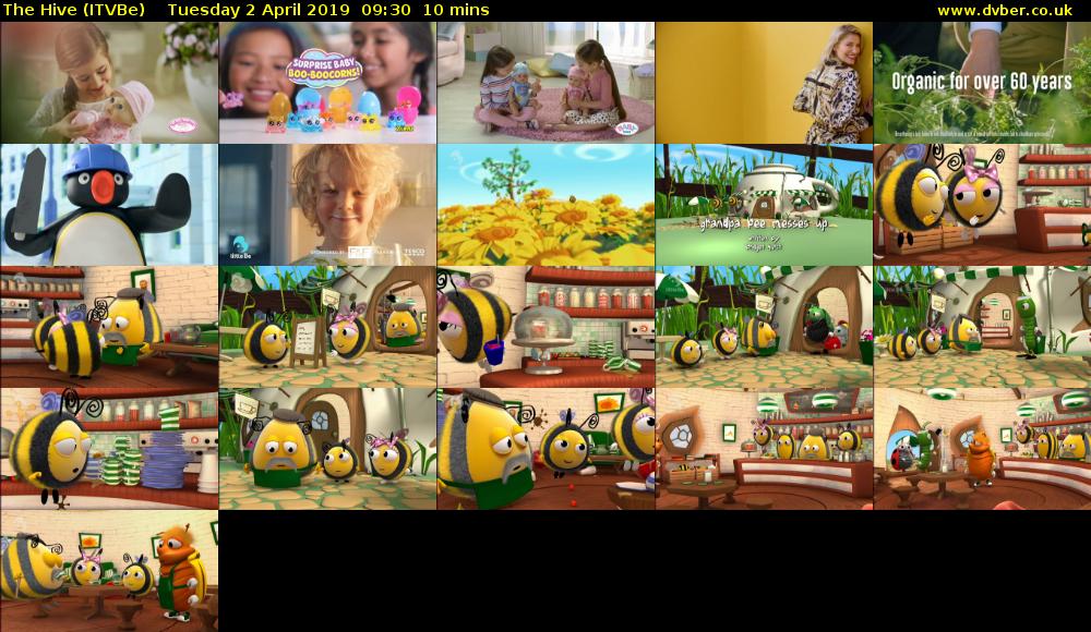 The Hive (ITVBe) Tuesday 2 April 2019 09:30 - 09:40