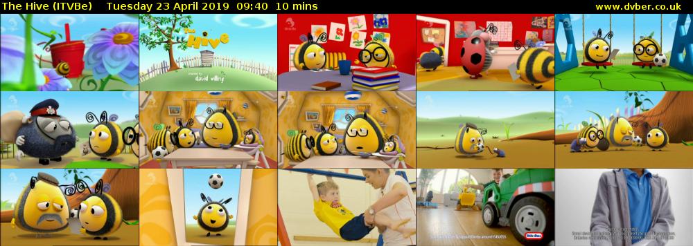 The Hive (ITVBe) Tuesday 23 April 2019 09:40 - 09:50