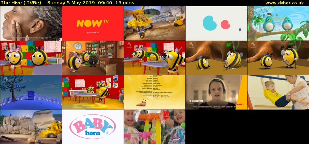 The Hive (ITVBe) Sunday 5 May 2019 09:40 - 09:55