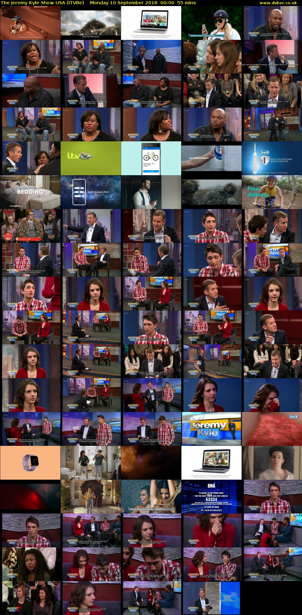The Jeremy Kyle Show USA (ITVBe) Monday 10 September 2018 00:00 - 00:55