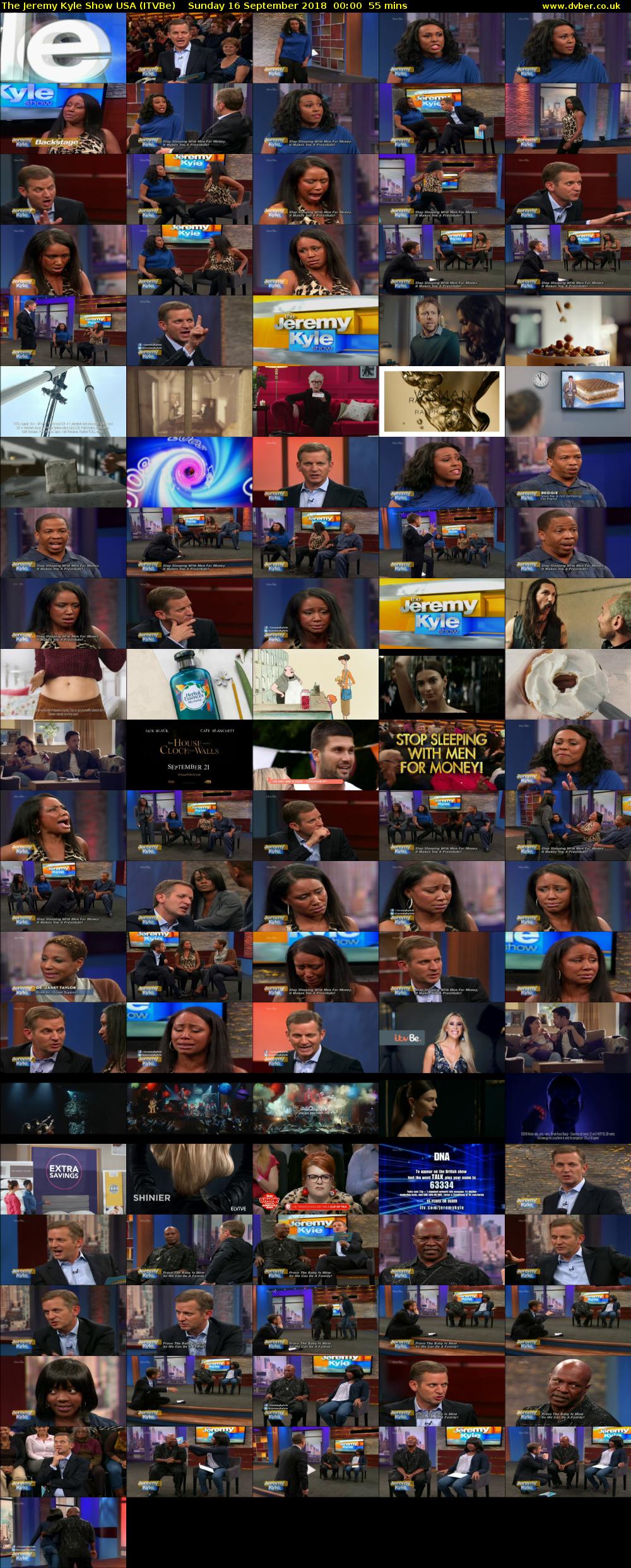 The Jeremy Kyle Show USA (ITVBe) Sunday 16 September 2018 00:00 - 00:55