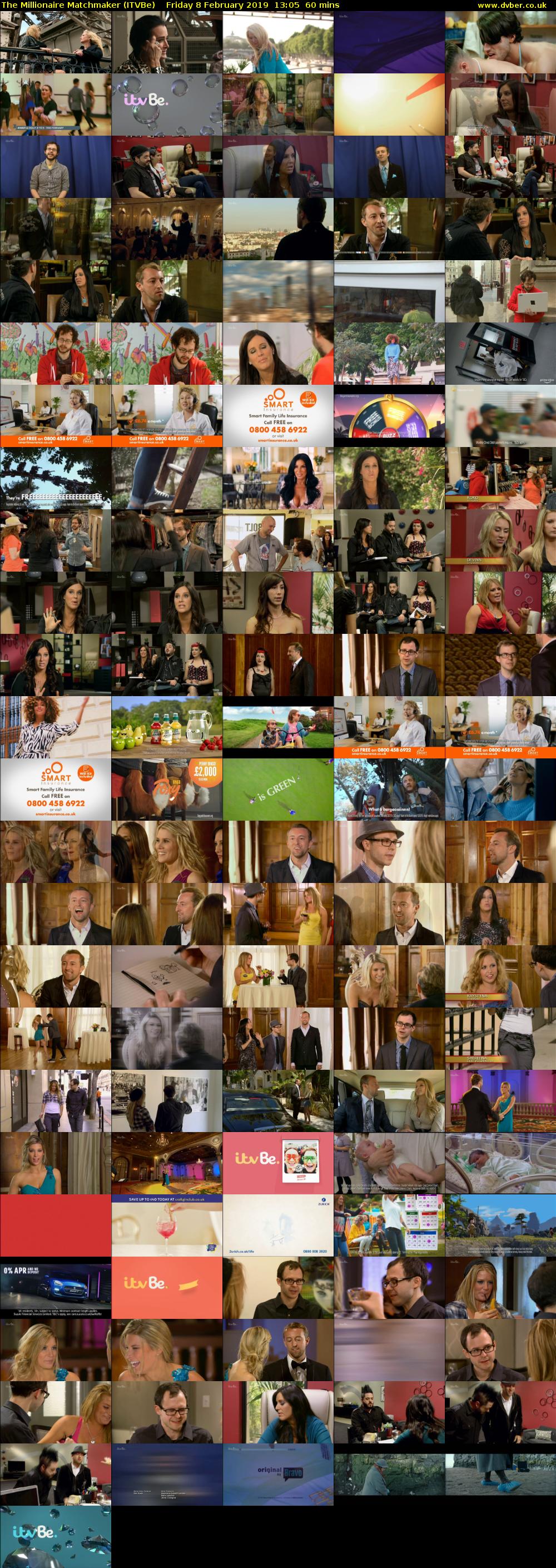 The Millionaire Matchmaker (ITVBe) Friday 8 February 2019 13:05 - 14:05