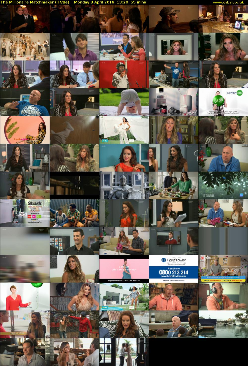 The Millionaire Matchmaker (ITVBe) Monday 8 April 2019 13:20 - 14:15