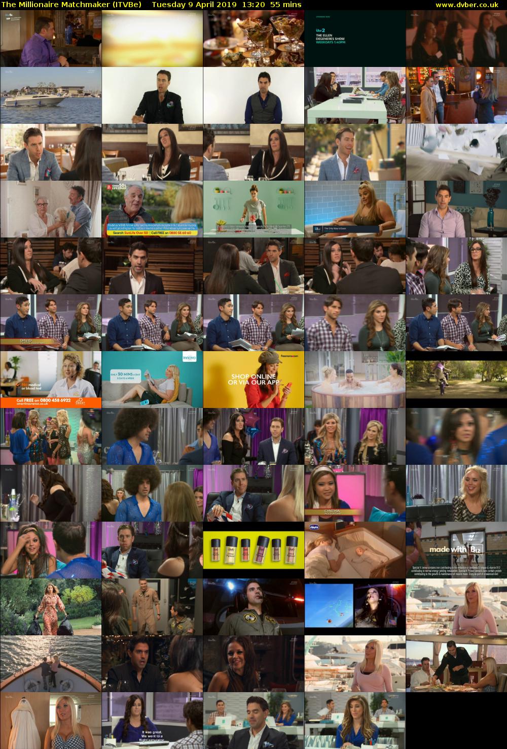 The Millionaire Matchmaker (ITVBe) Tuesday 9 April 2019 13:20 - 14:15
