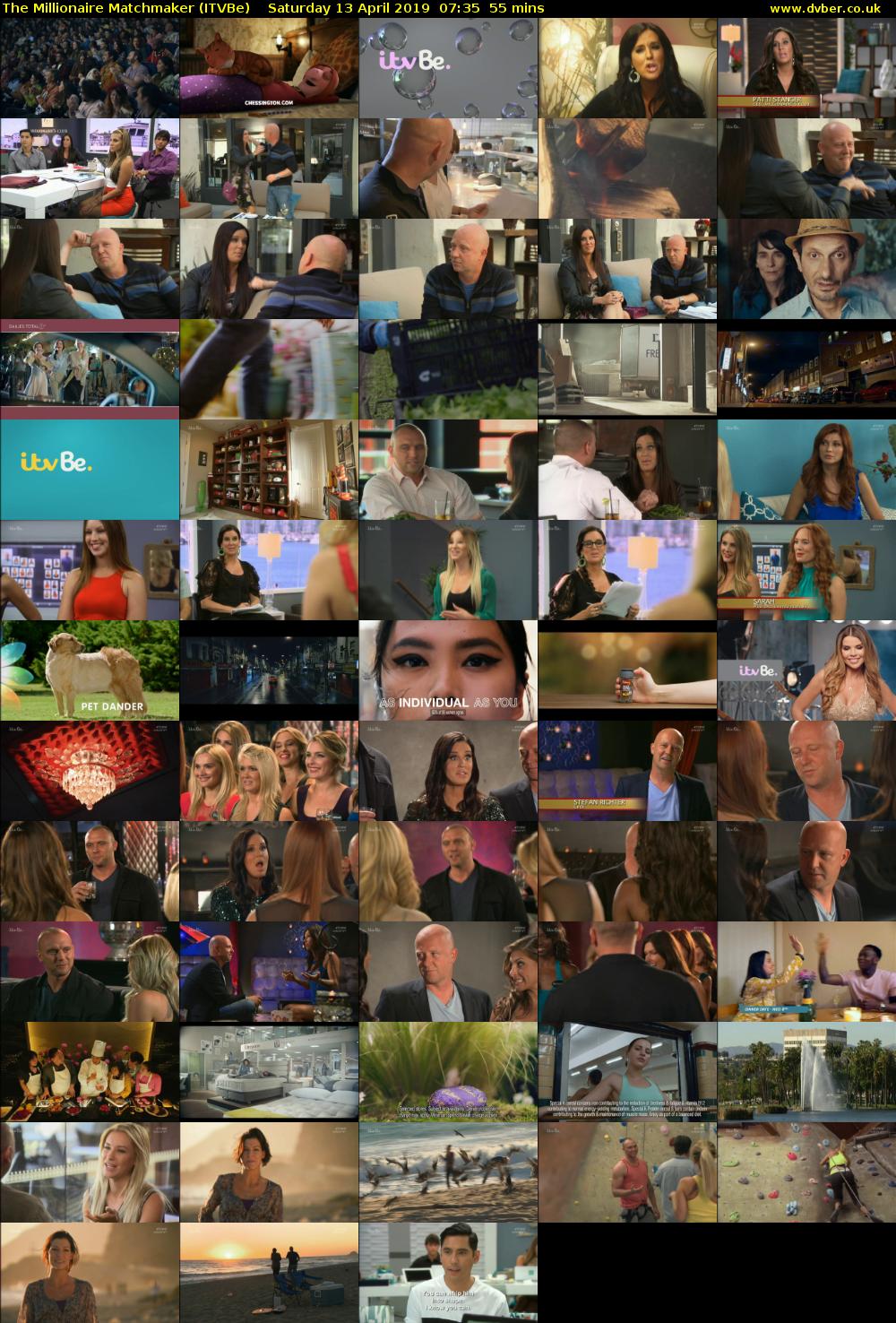 The Millionaire Matchmaker (ITVBe) Saturday 13 April 2019 07:35 - 08:30