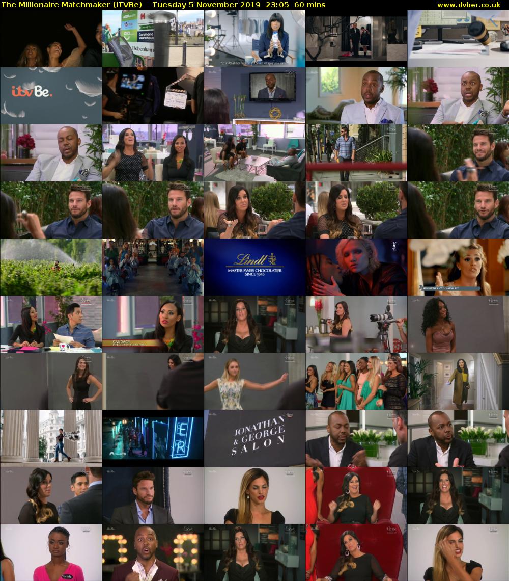 The Millionaire Matchmaker (ITVBe) Tuesday 5 November 2019 23:05 - 00:05