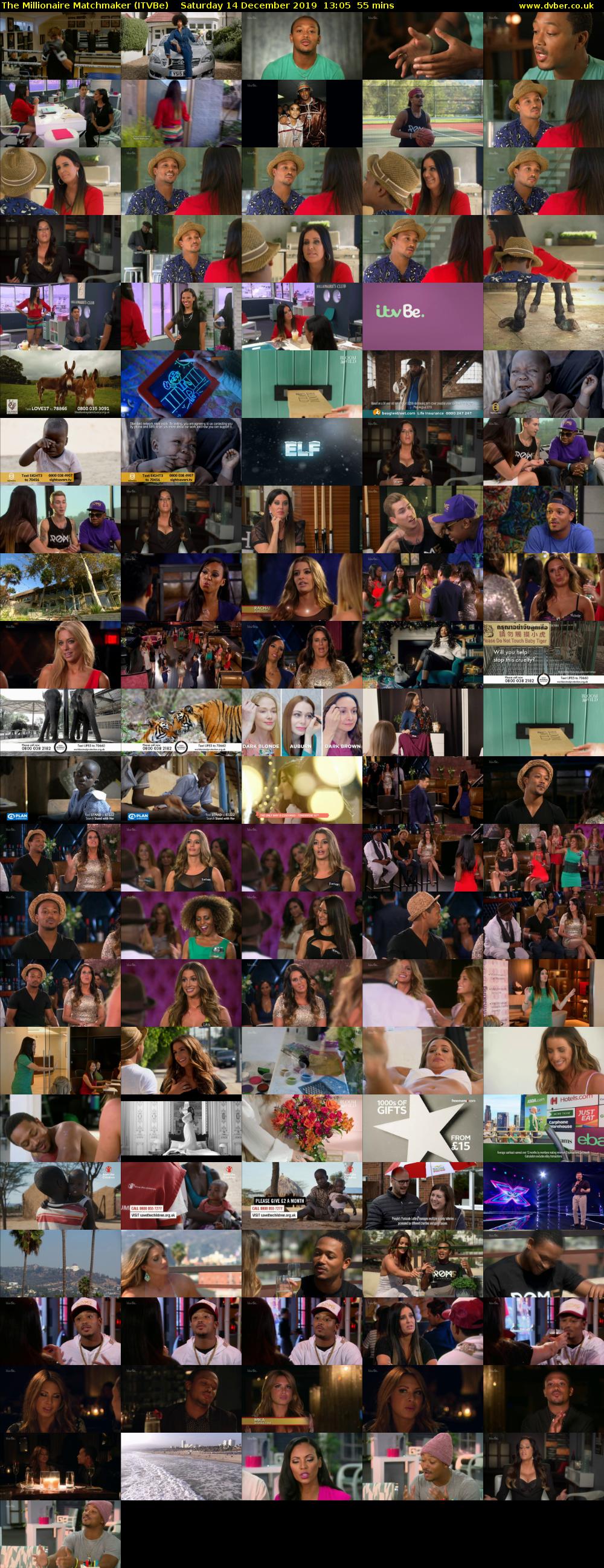 The Millionaire Matchmaker (ITVBe) Saturday 14 December 2019 13:05 - 14:00