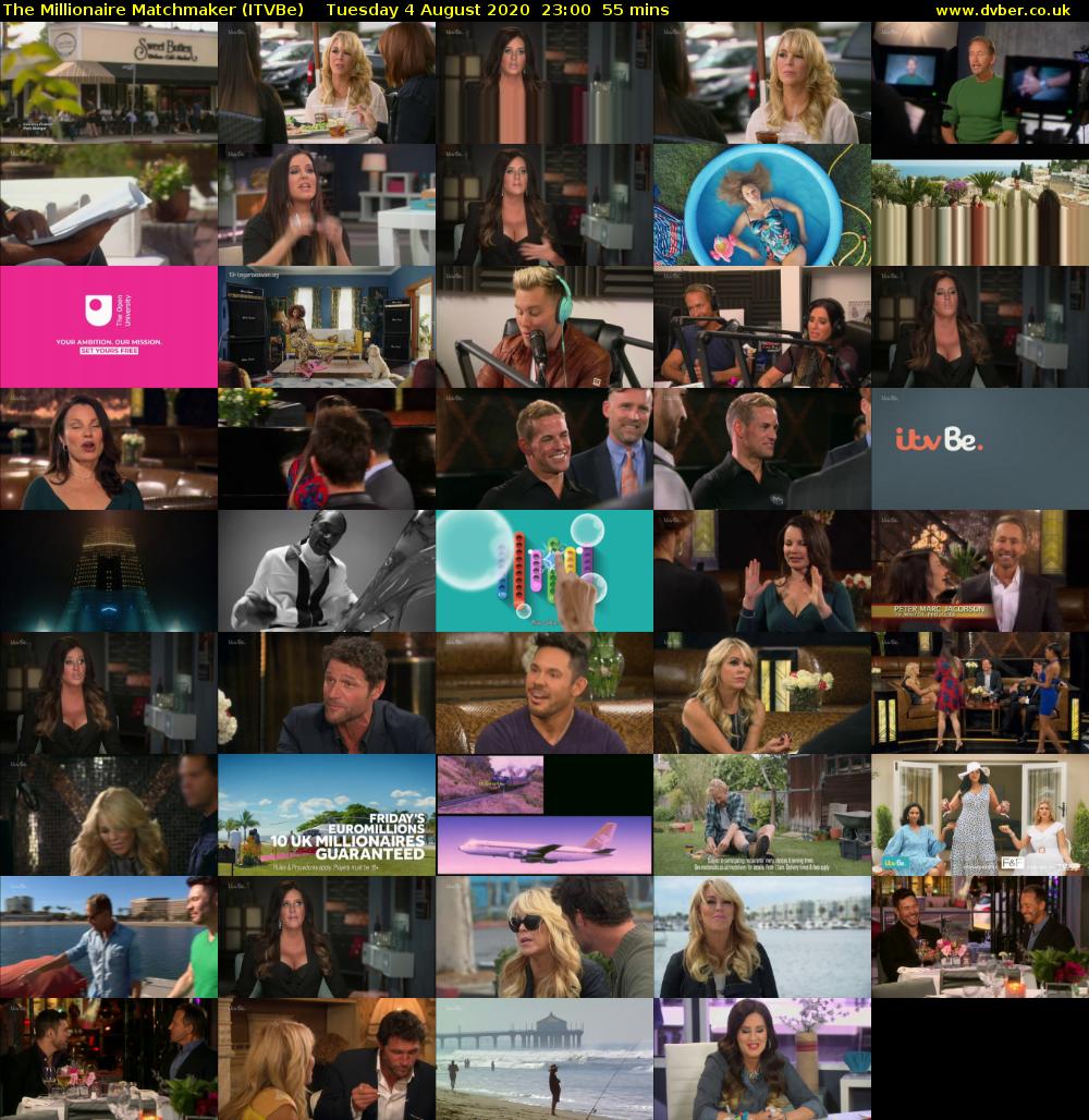 The Millionaire Matchmaker (ITVBe) Tuesday 4 August 2020 23:00 - 23:55